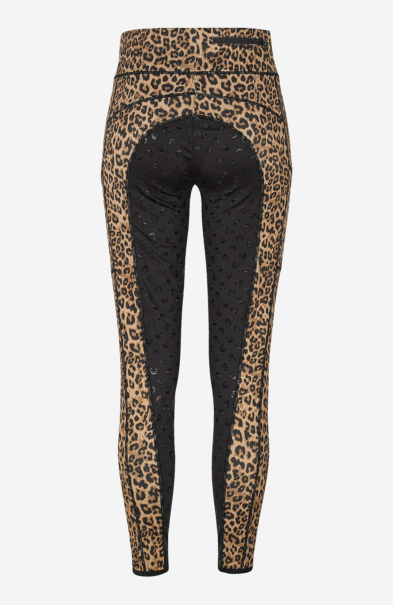 Gemusterte Reittights mit Vollgrip Pia