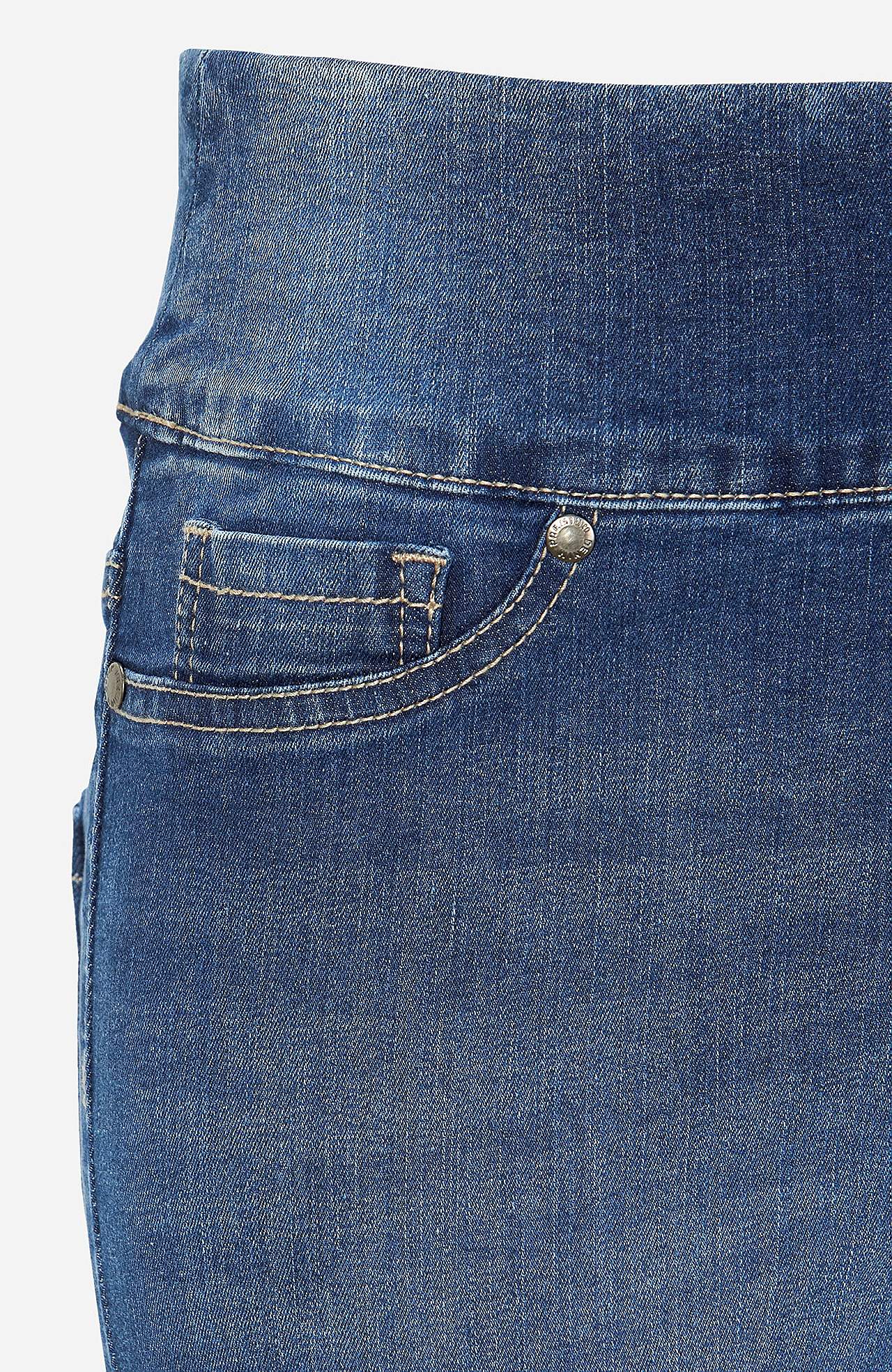 Elastische Jeggings mit hohem elastischem Bund