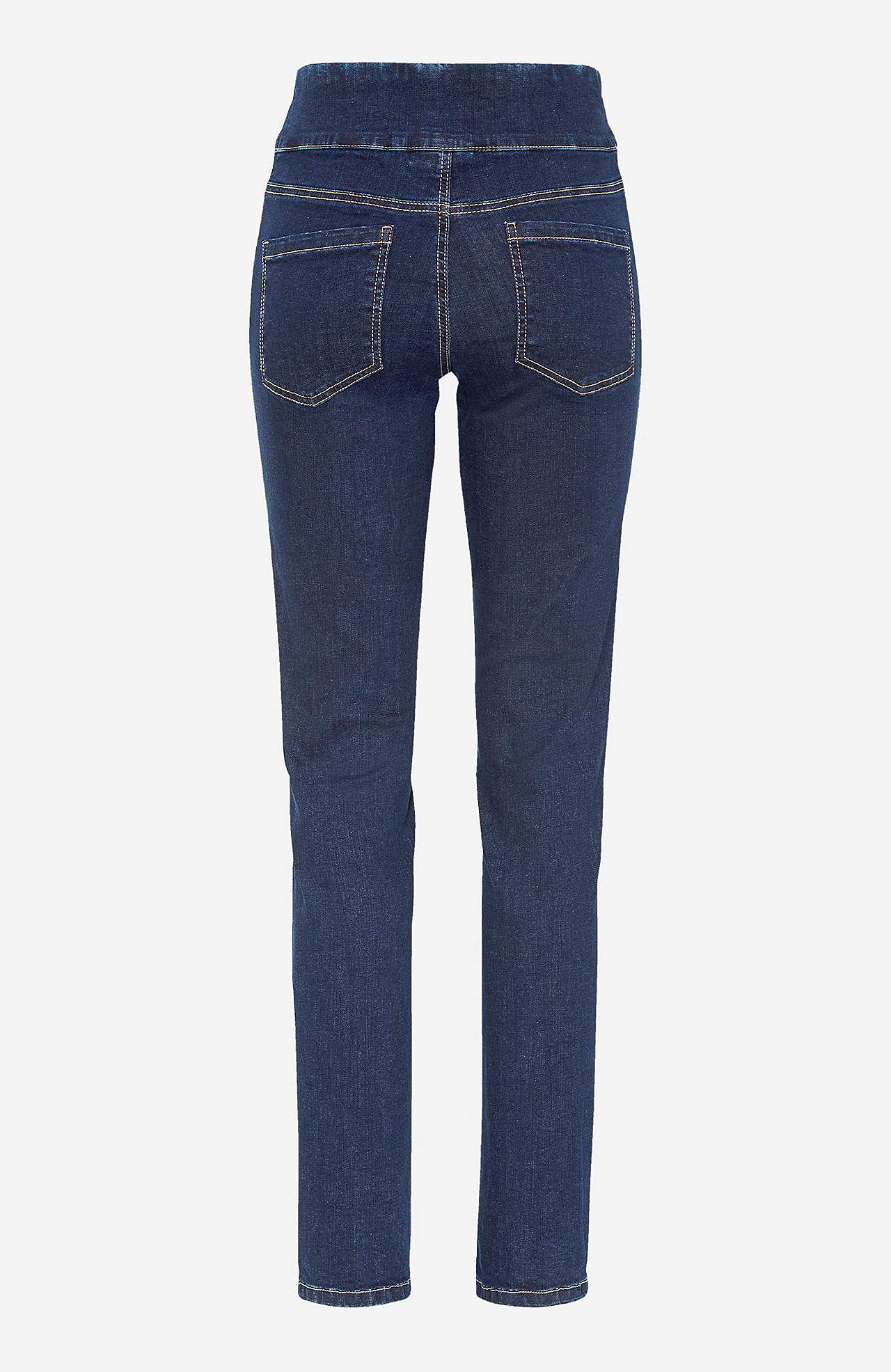 Elastische Jeggings mit hohem elastischem Bund
