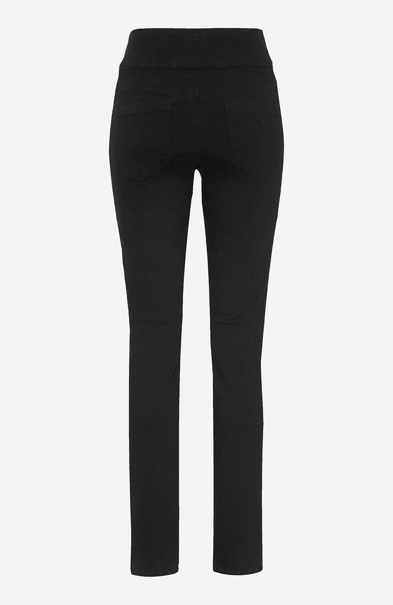 Elastische Jeggings mit hohem elastischem Bund