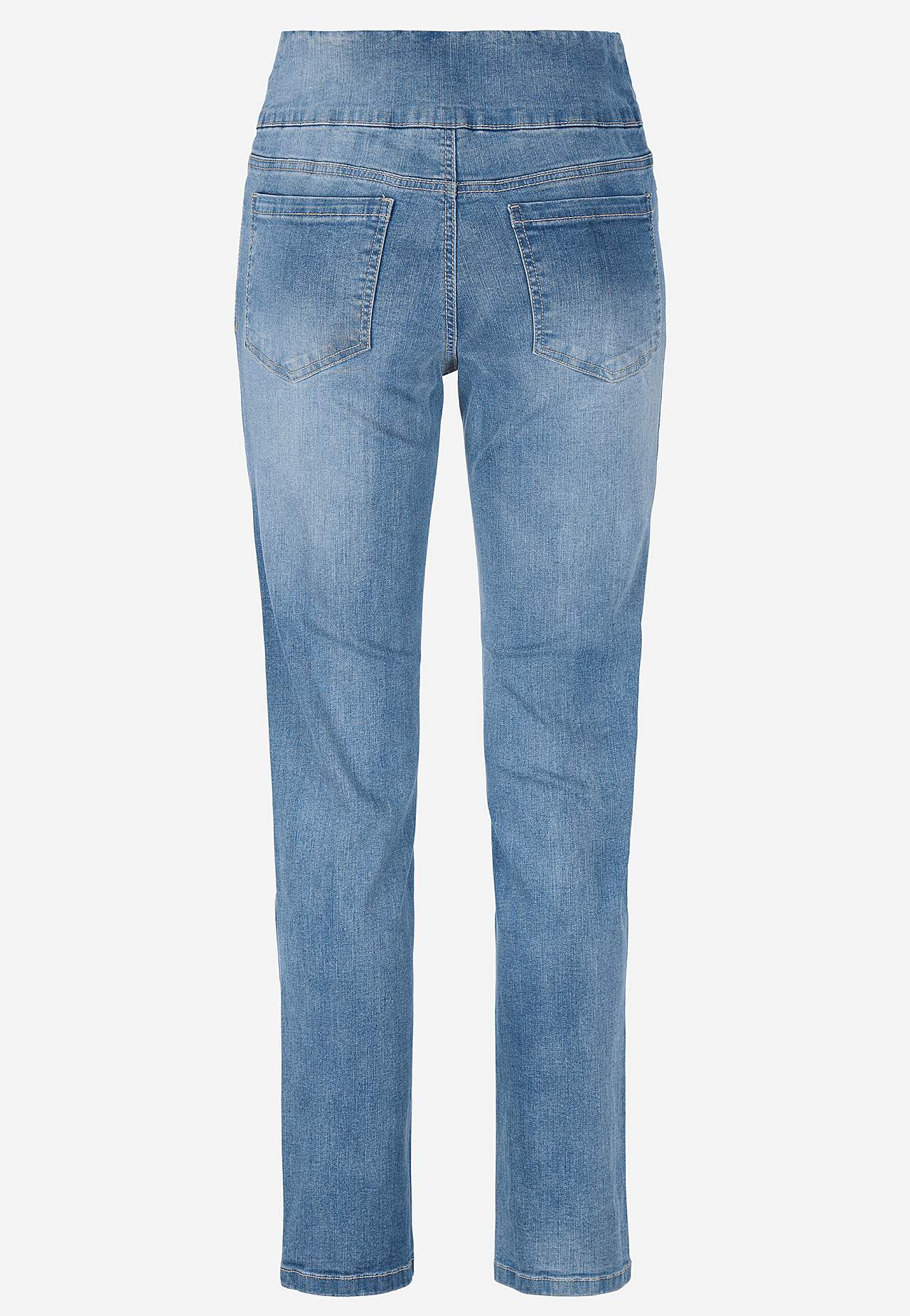 Elastische Jeggings mit hohem elastischem Bund Elin