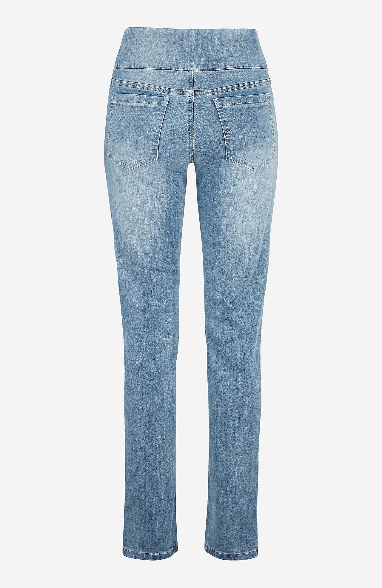 Elastische Jeggings mit hohem elastischem Bund