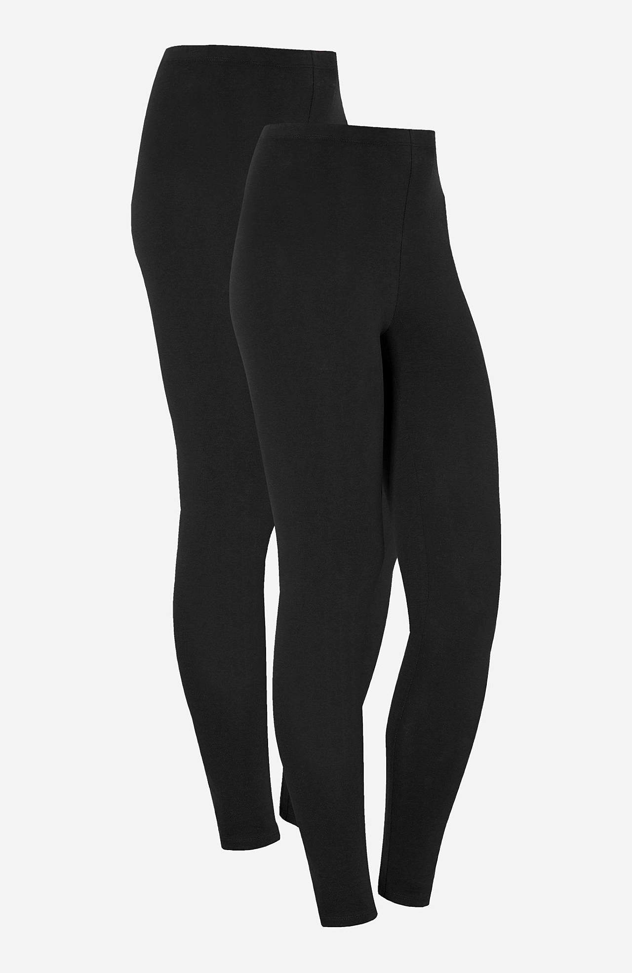Leggings aus Baumwolle 2er-Pack