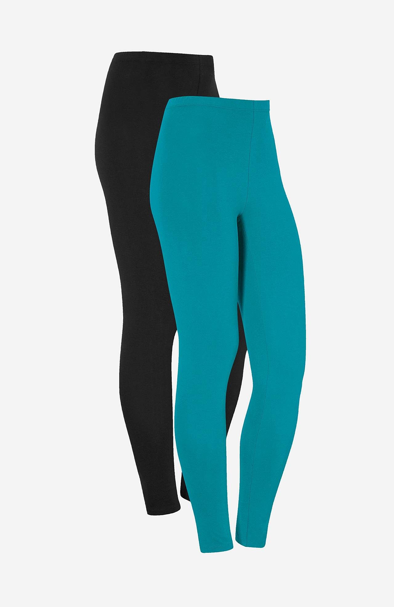 Leggings aus Baumwolle 2er-Pack