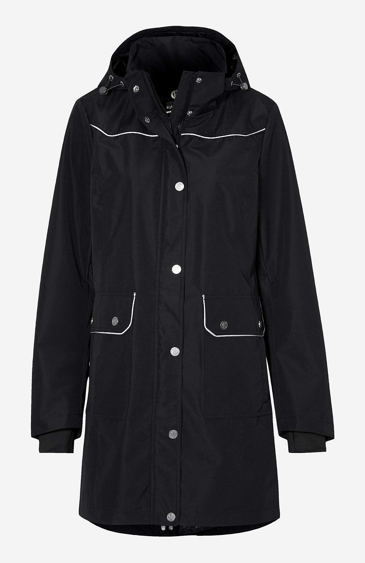 Lange Jacke mit reflektierenden Details Benita