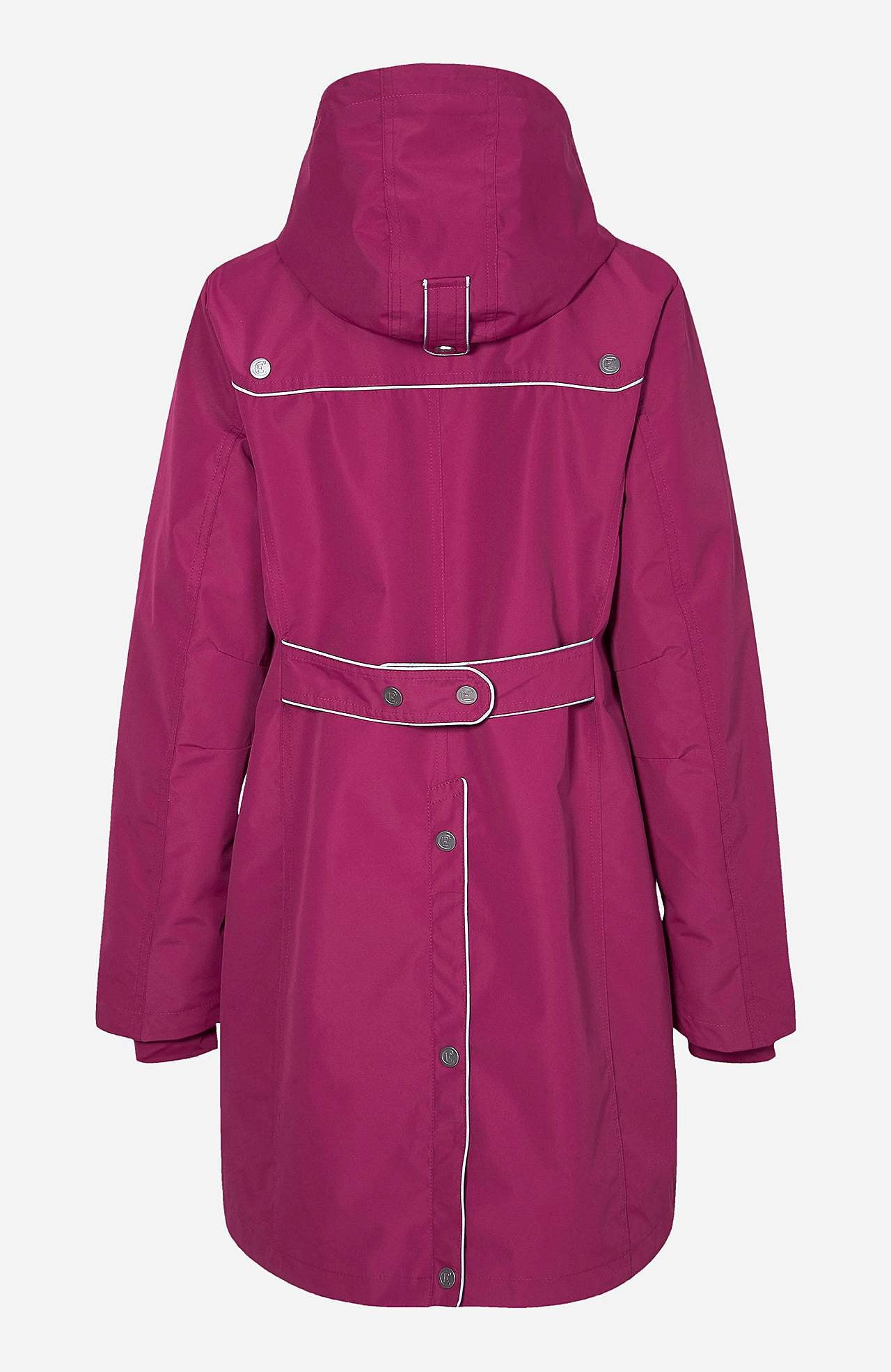 Lange Jacke mit reflektierenden Details