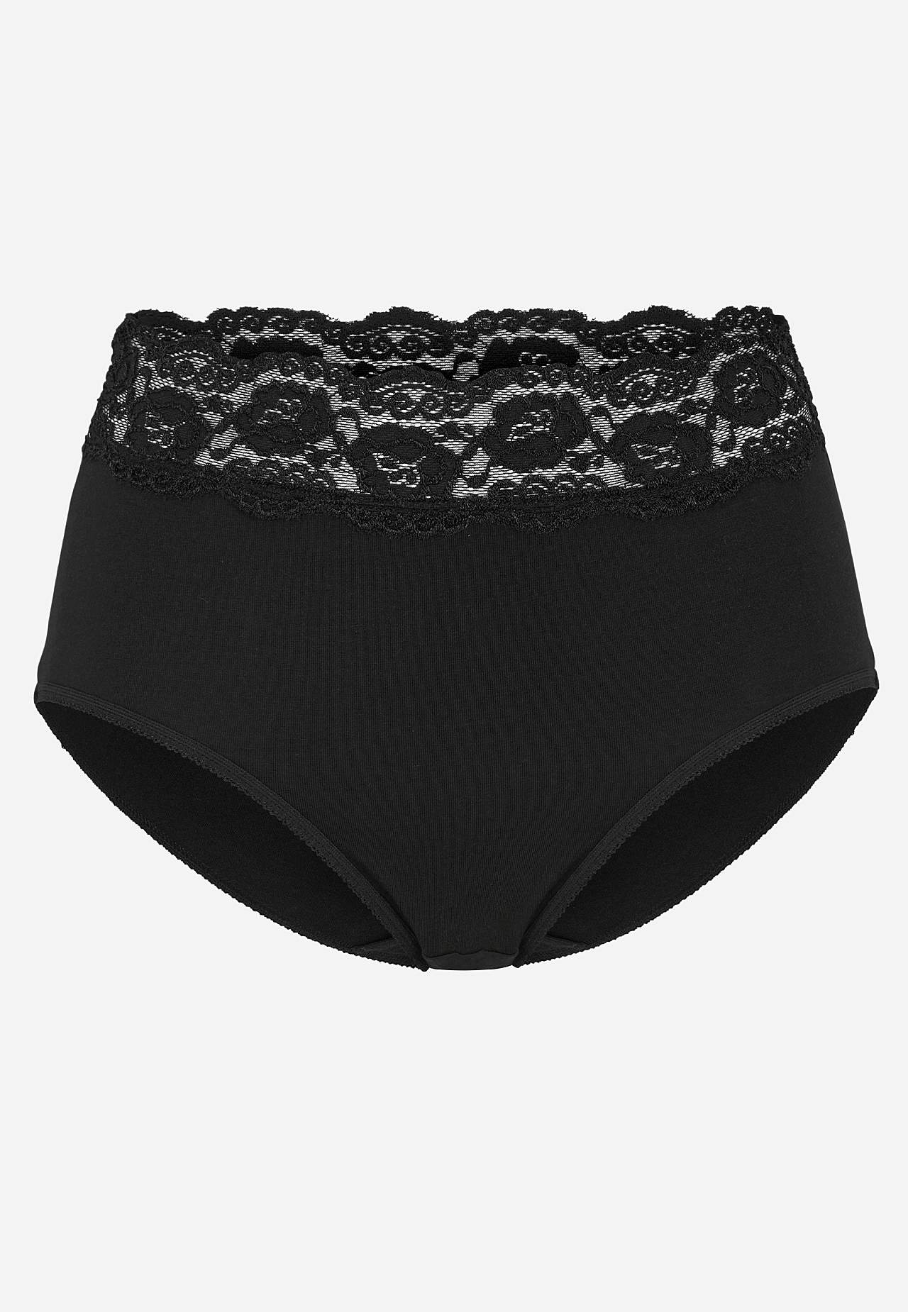 Midi-Slip aus Baumwolle 4er-Pack