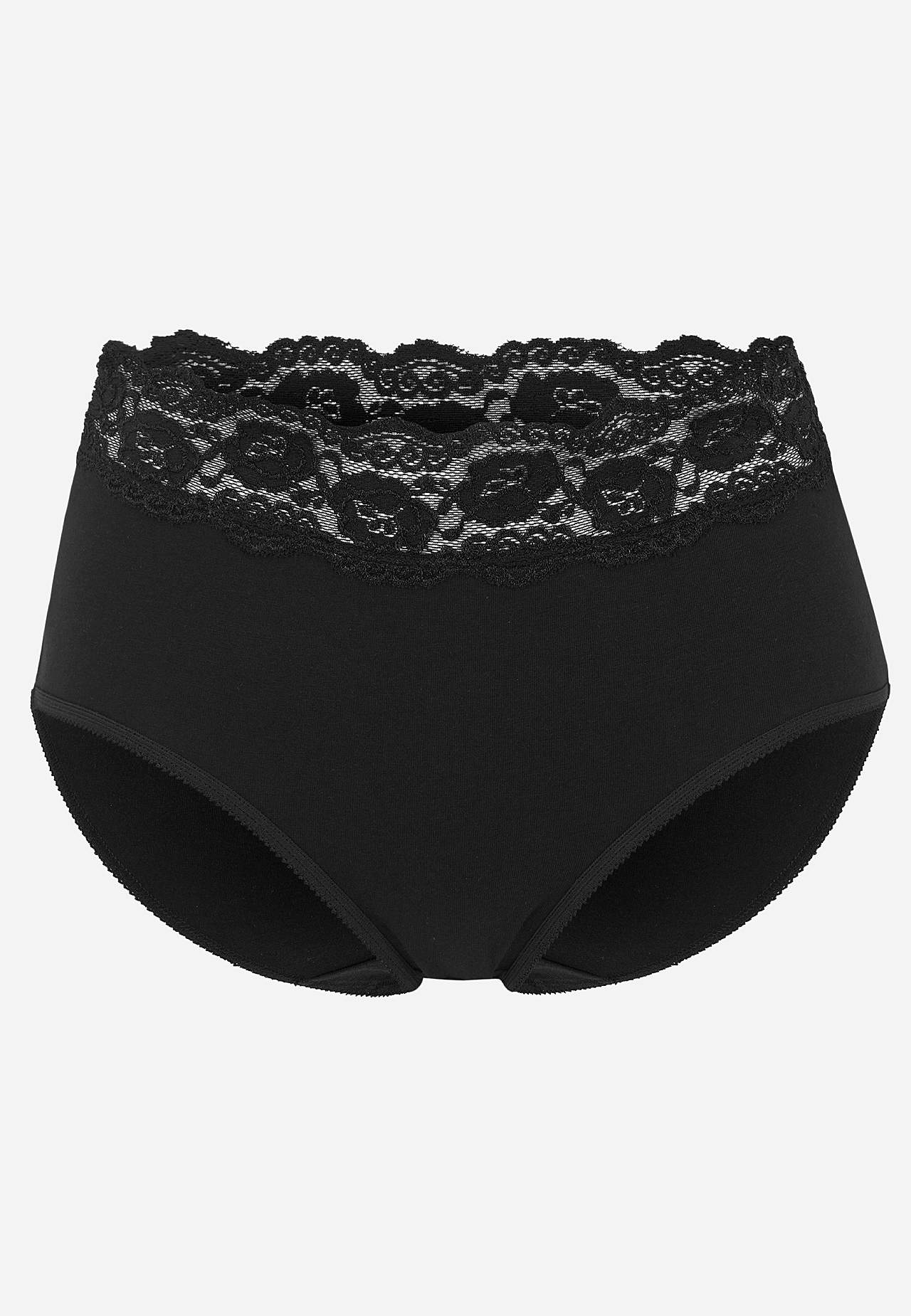 Midi-Slip aus Baumwolle 4er-Pack