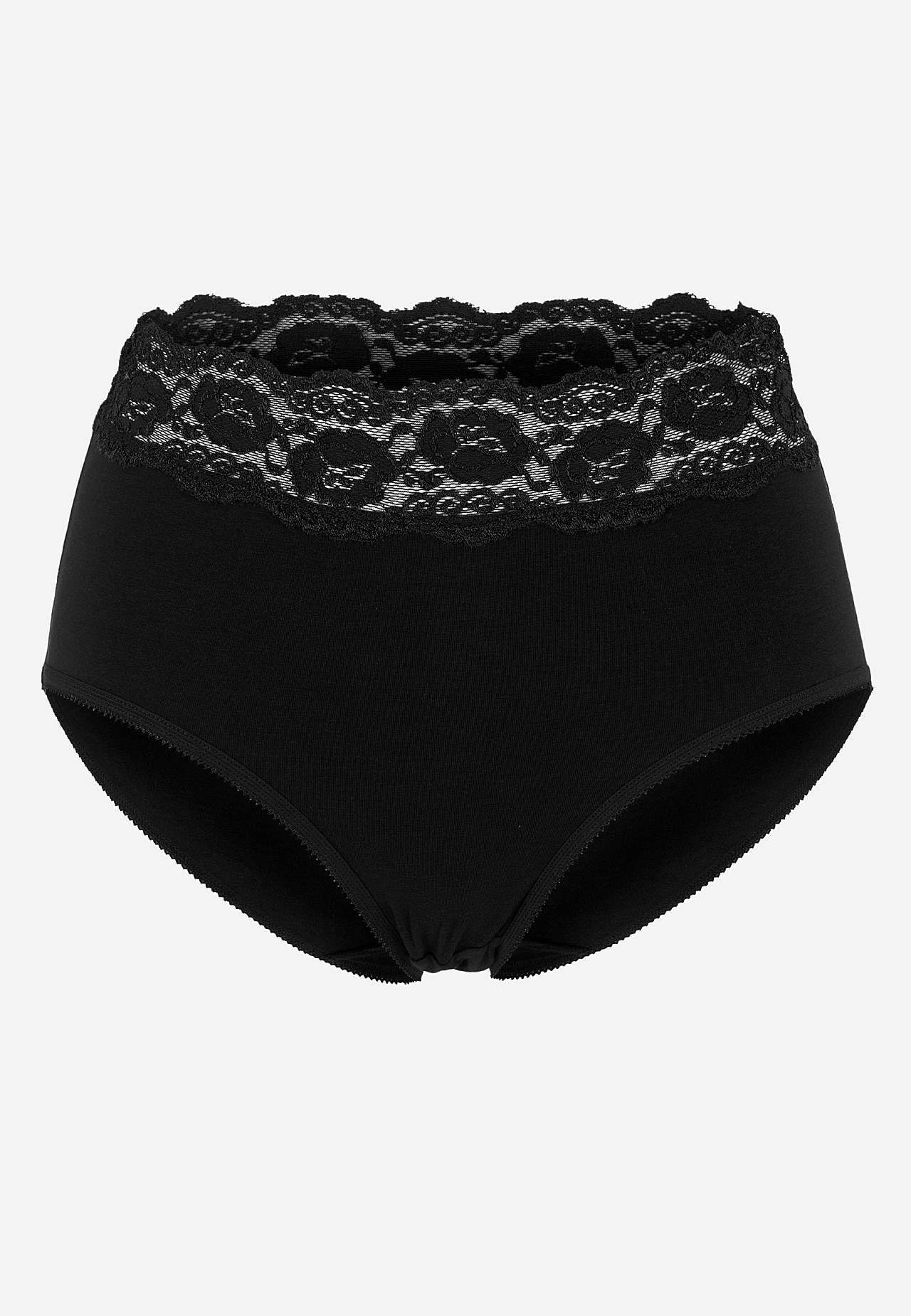Midi-Slip aus Baumwolle 4er-Pack