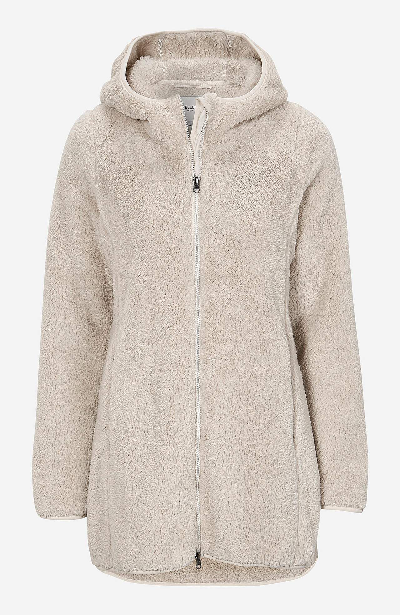 Behagliche Fleecejacke mit Kapuze