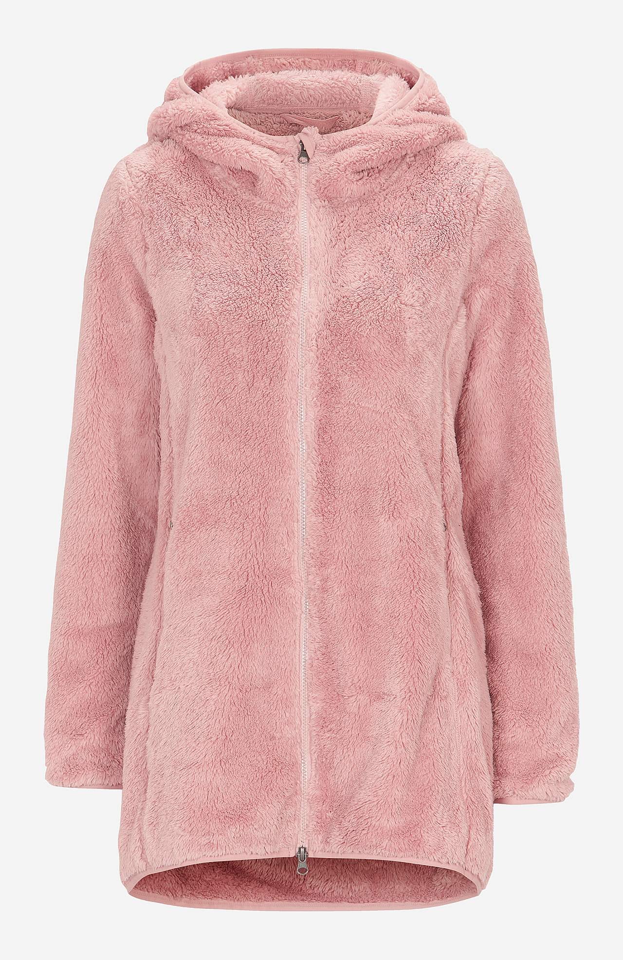 Behagliche Fleecejacke mit Kapuze