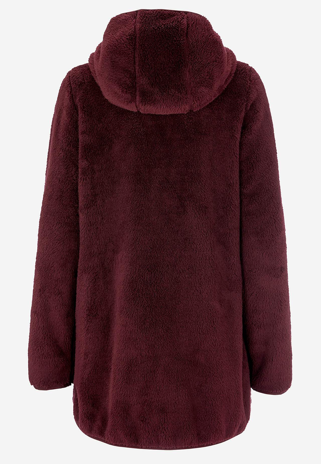 Behagliche Fleecejacke mit Kapuze