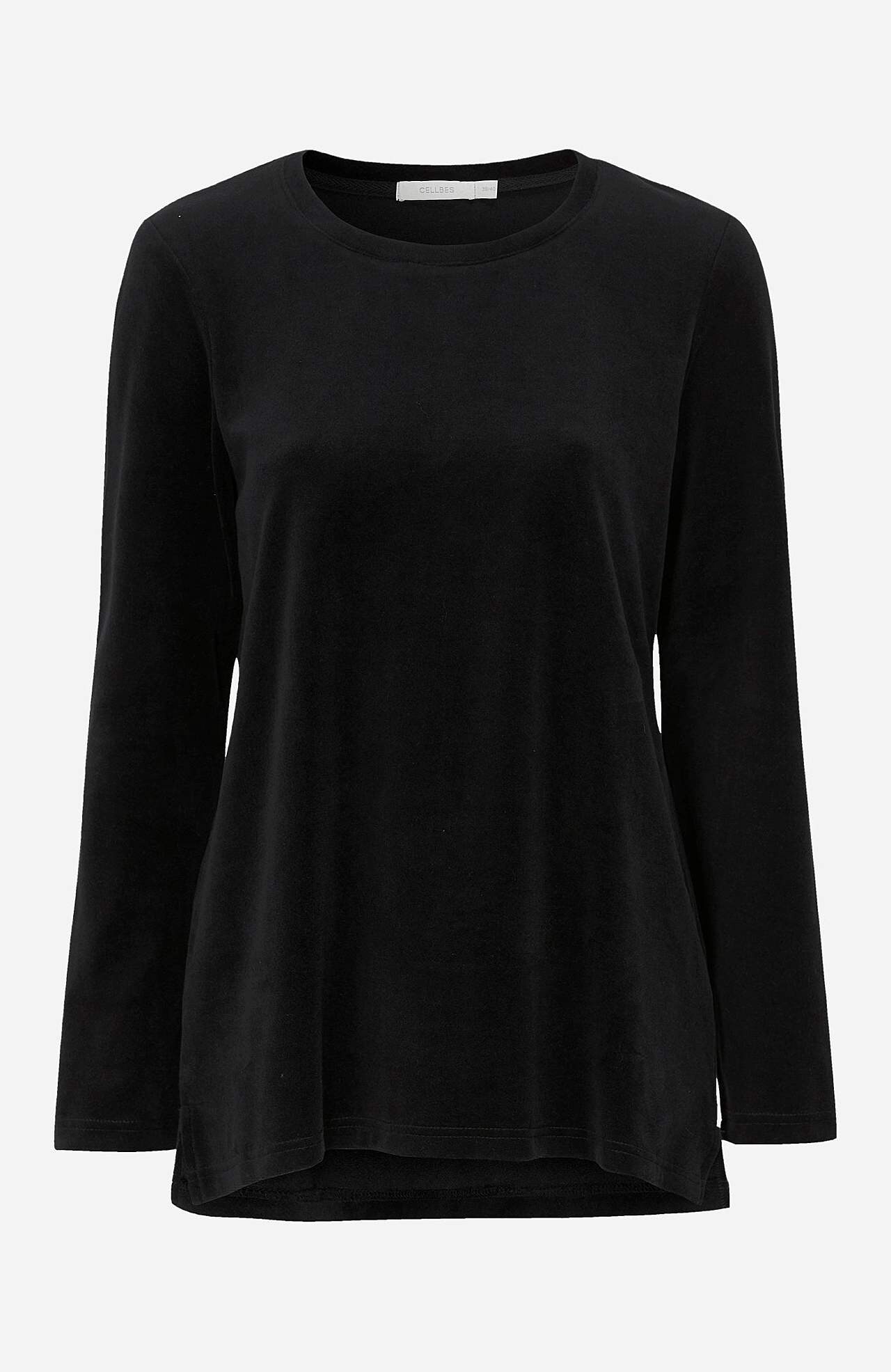 Velours-Pullover Wilma