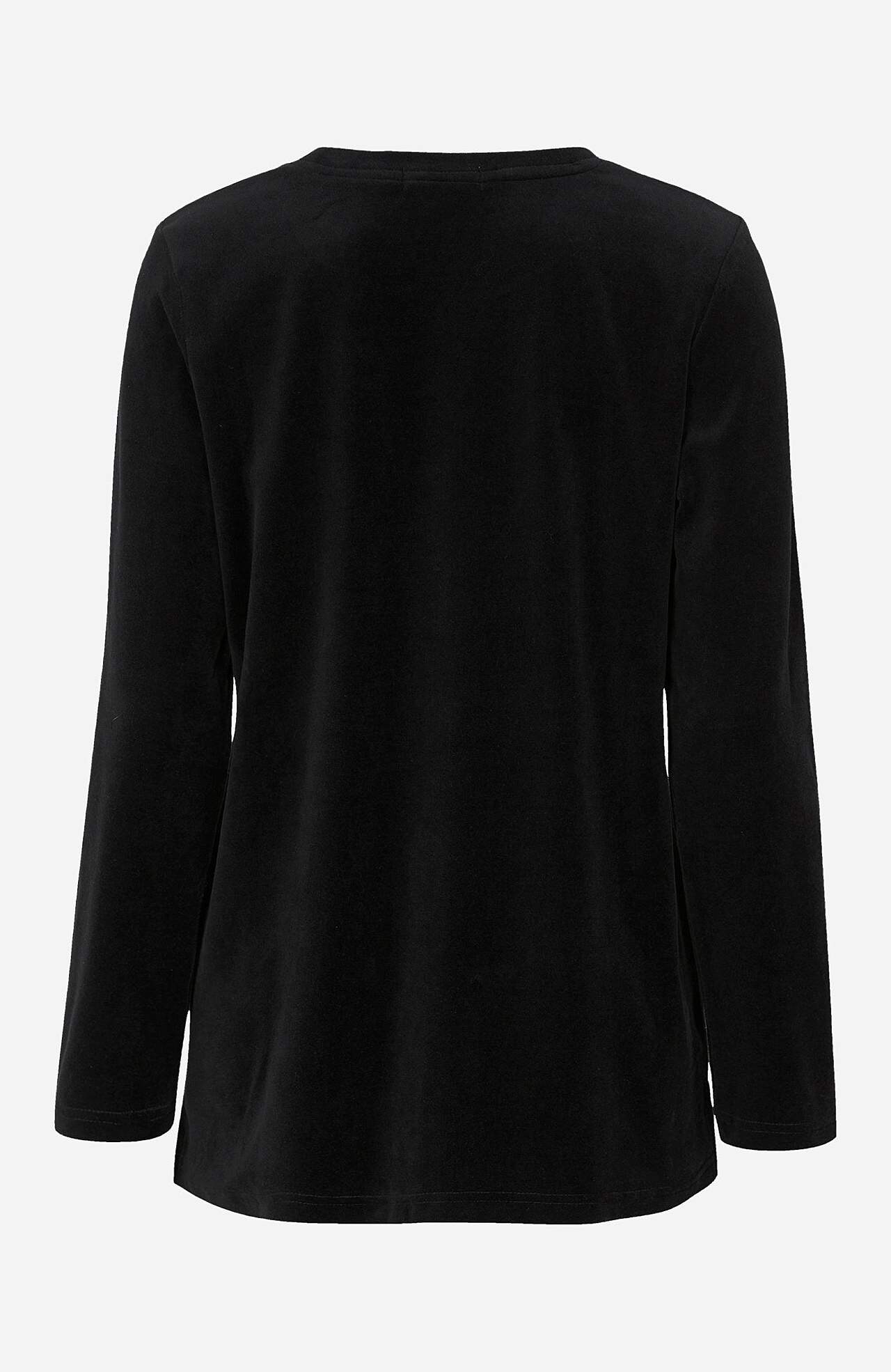 Velours-Pullover Wilma