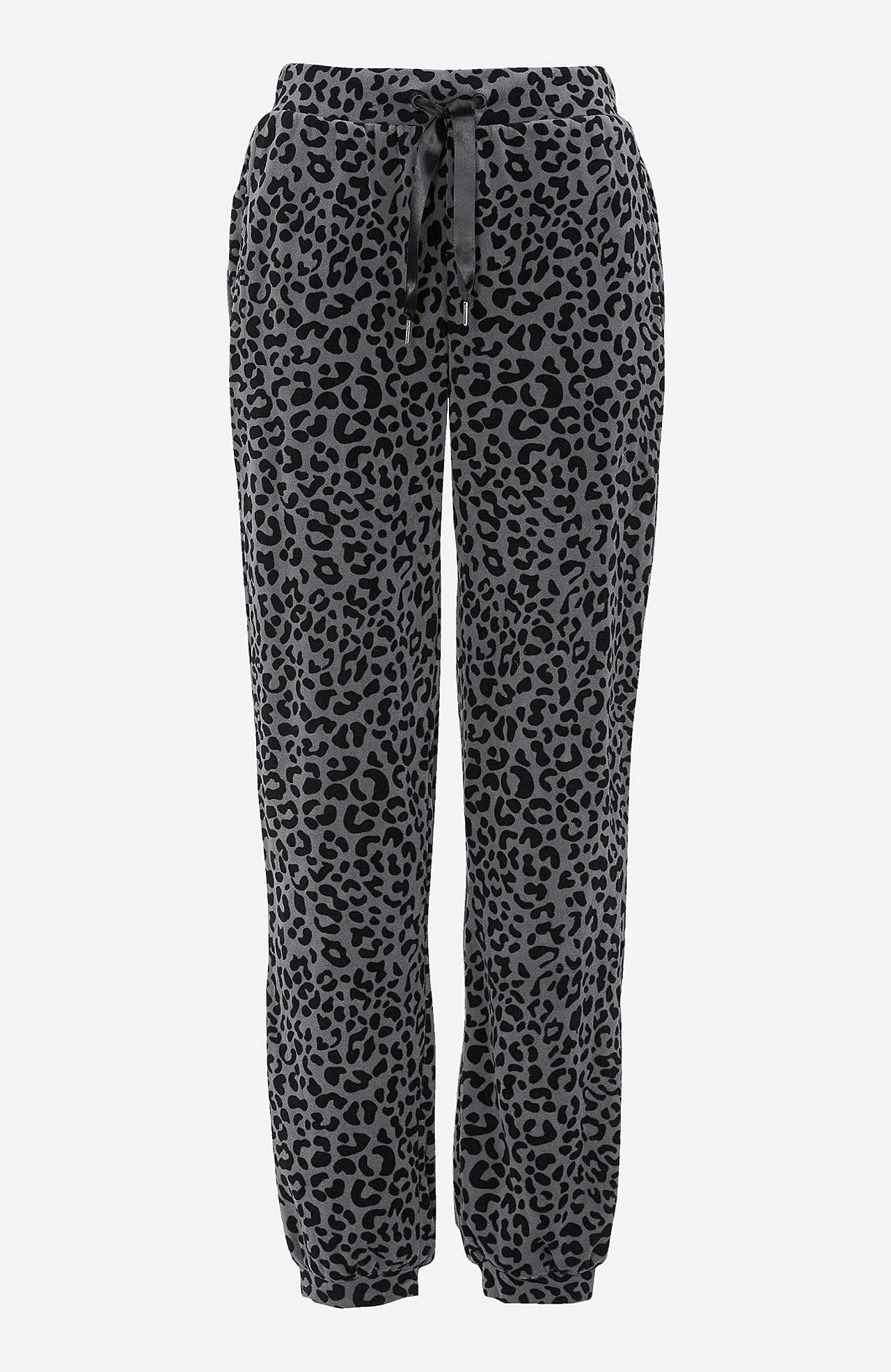 Samthose mit Manschette