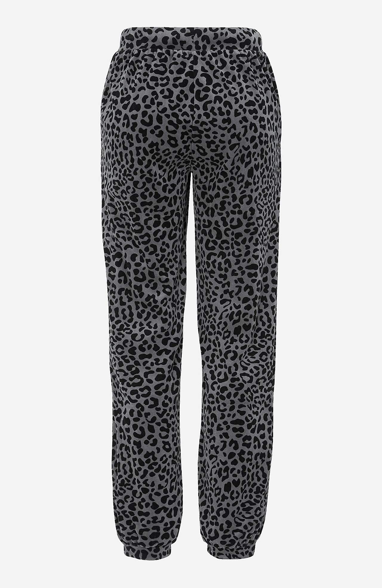 Samthose mit Manschette