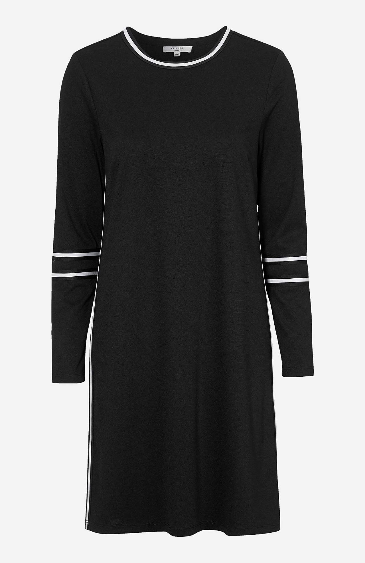 Jersey-Kleid mit Details in Kontrastfarben Tatum