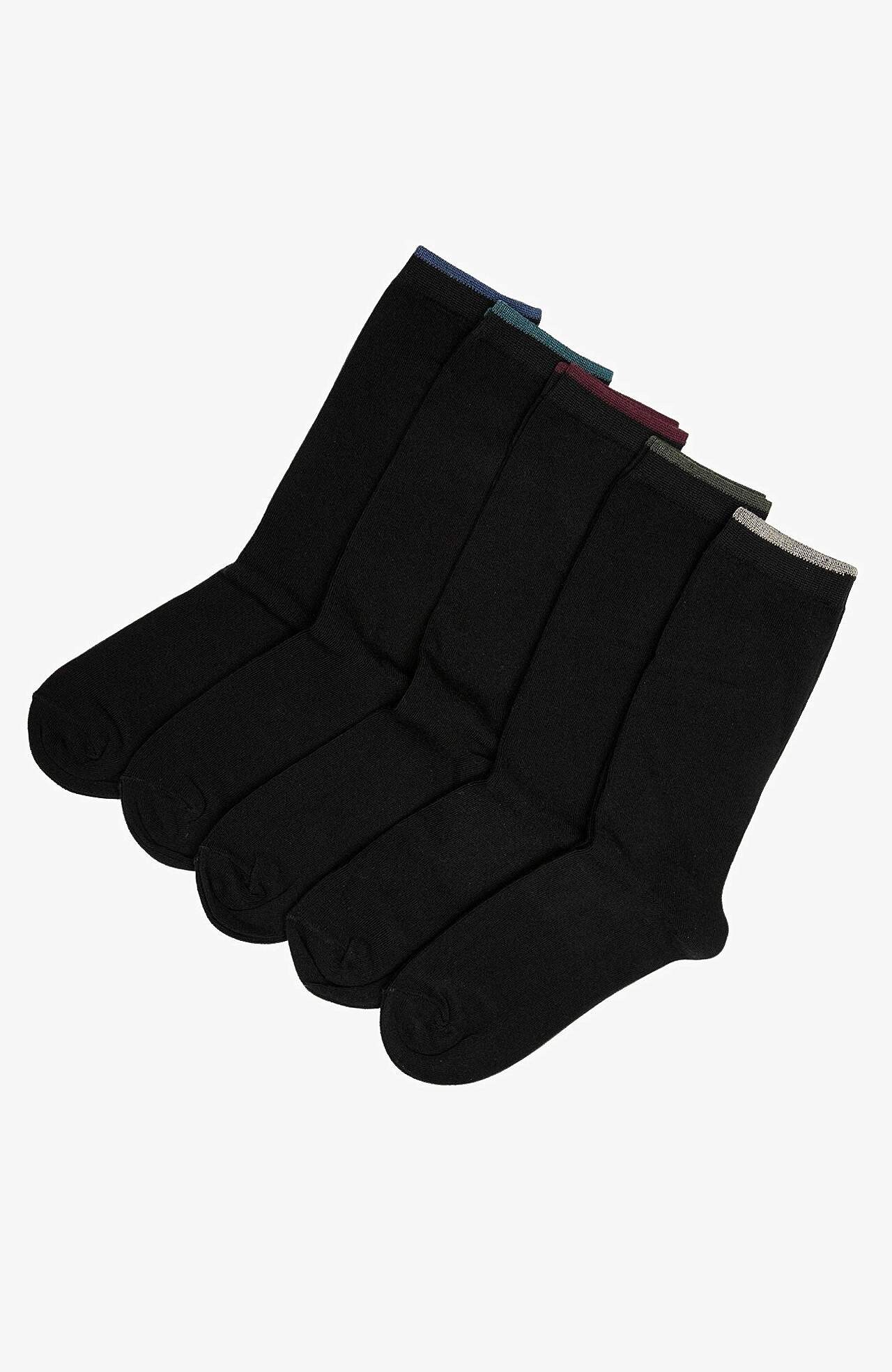 Socke aus organischer Baumwolle 5er-Pack