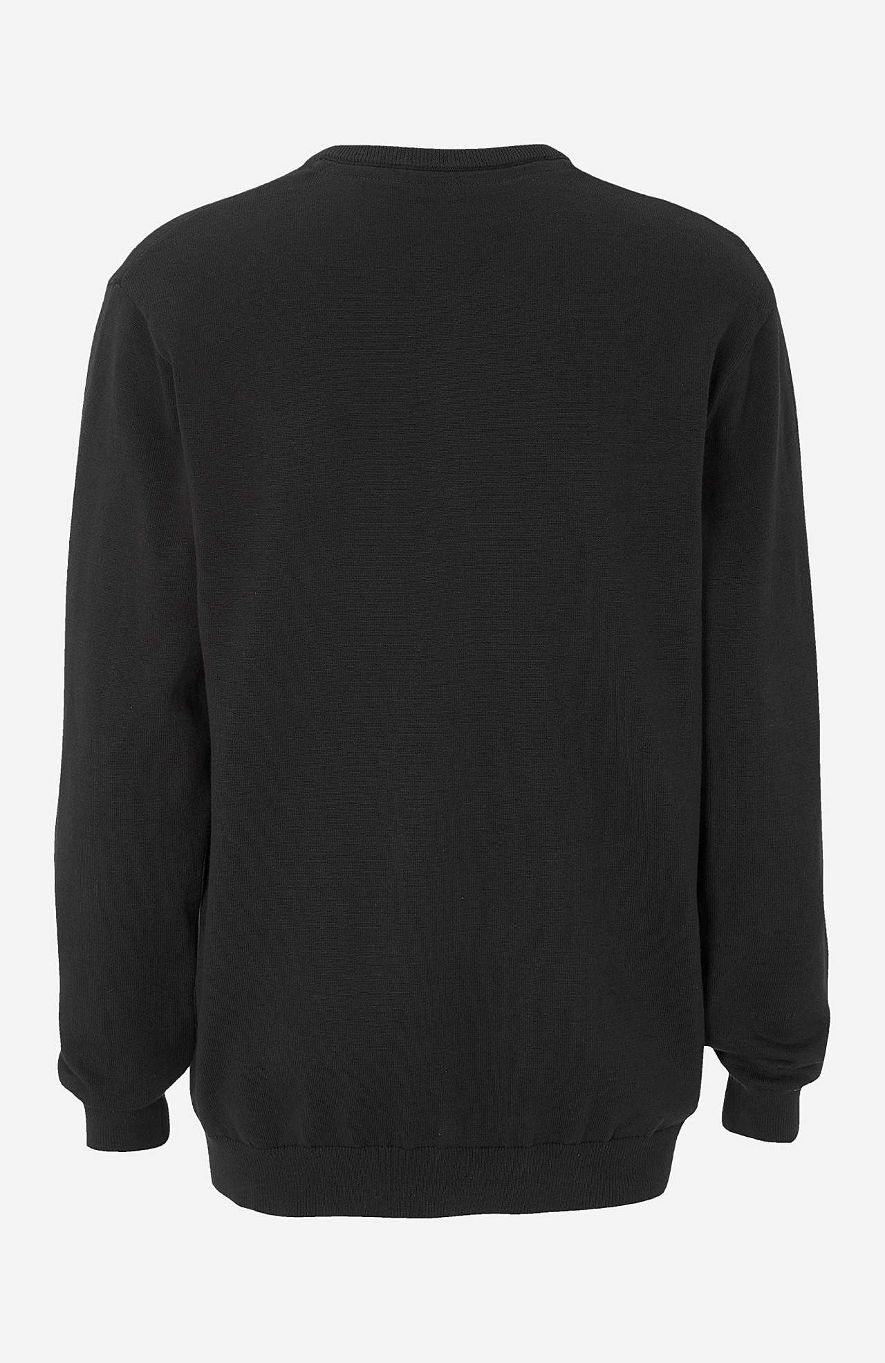 Langärmliger Pullover mit V-Ausschnitt