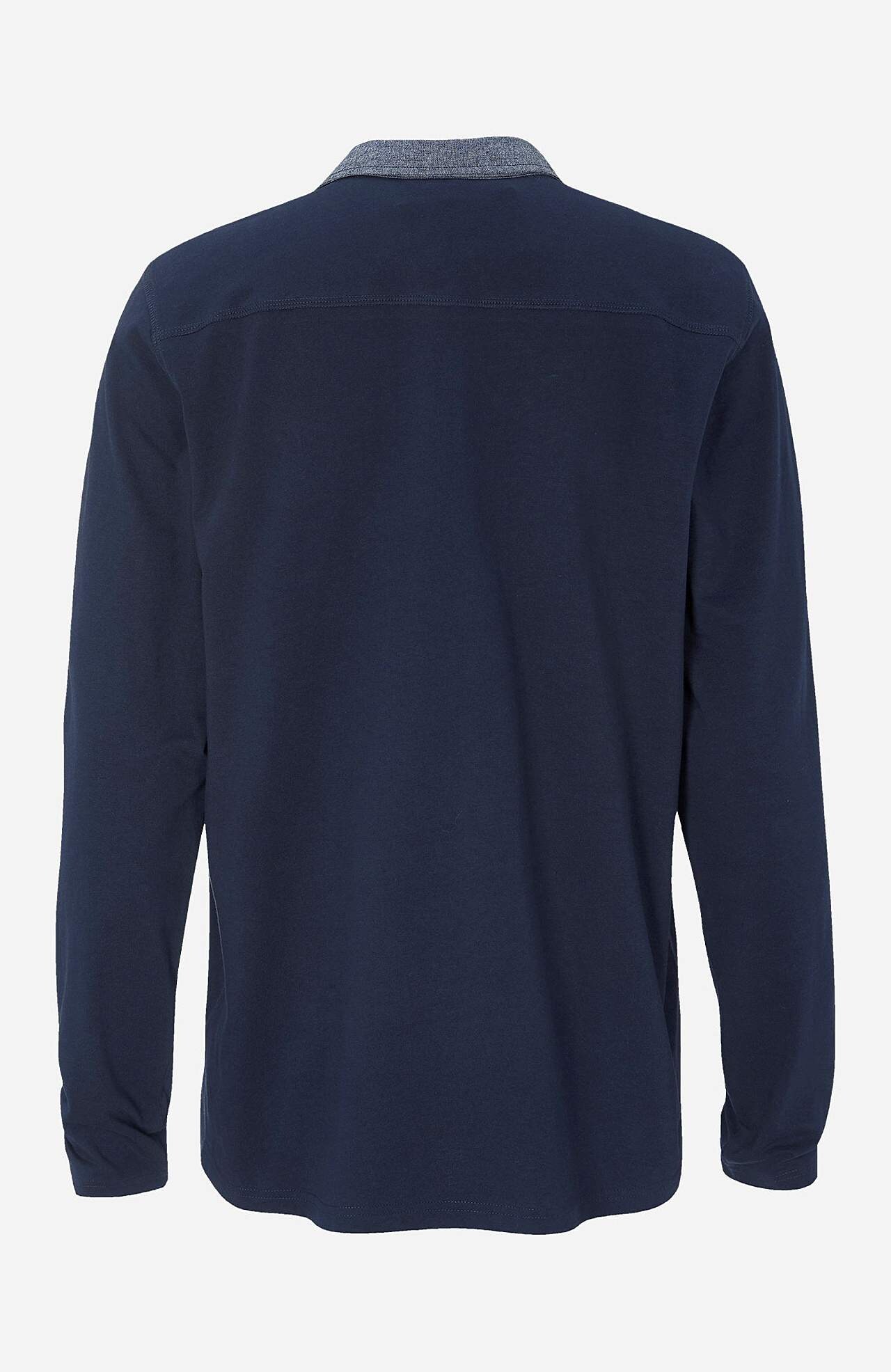 Bequemer langärmeliger Pullover mit Kragen