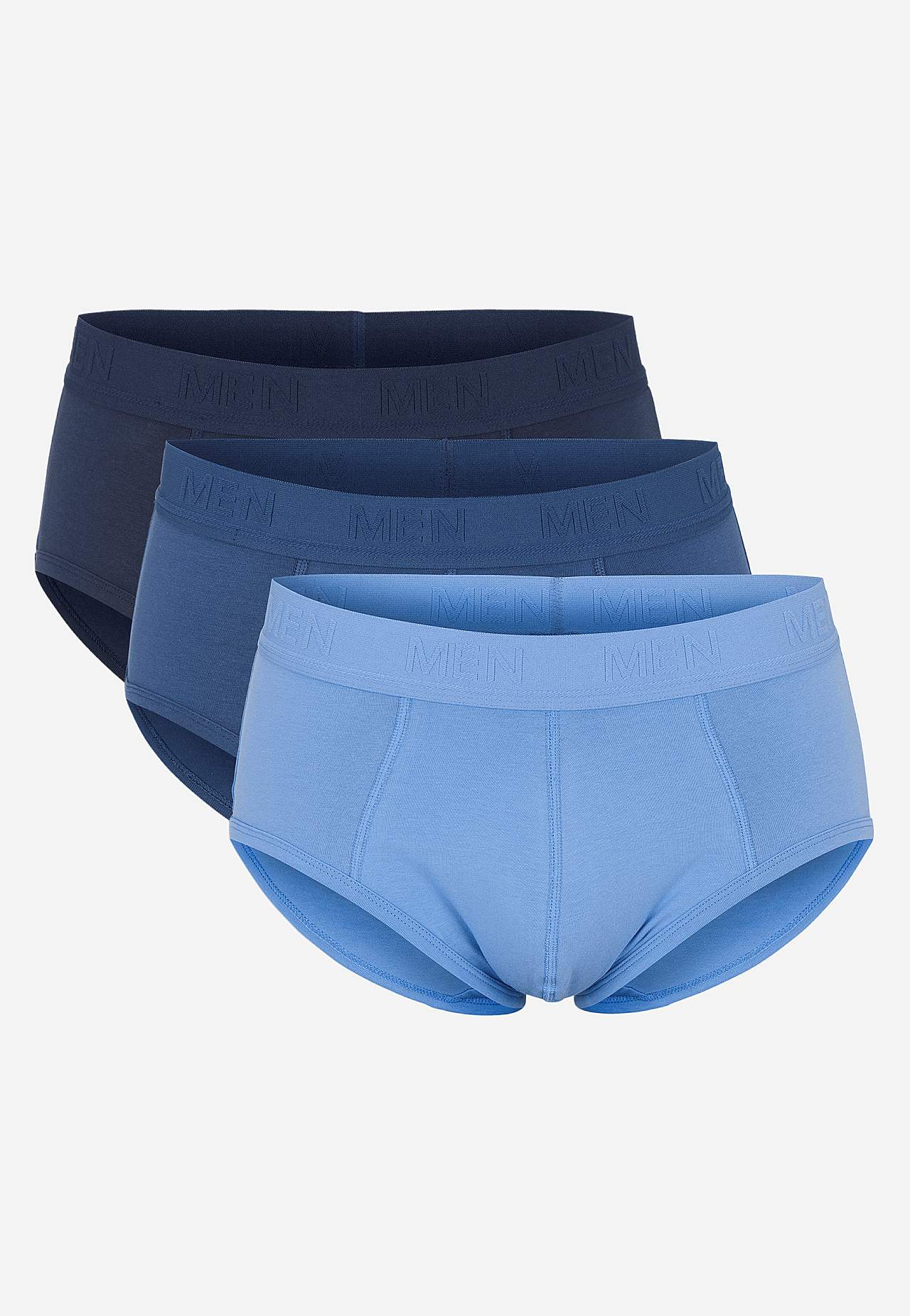 Slips aus weicher Baumwolle David 3er-Pack