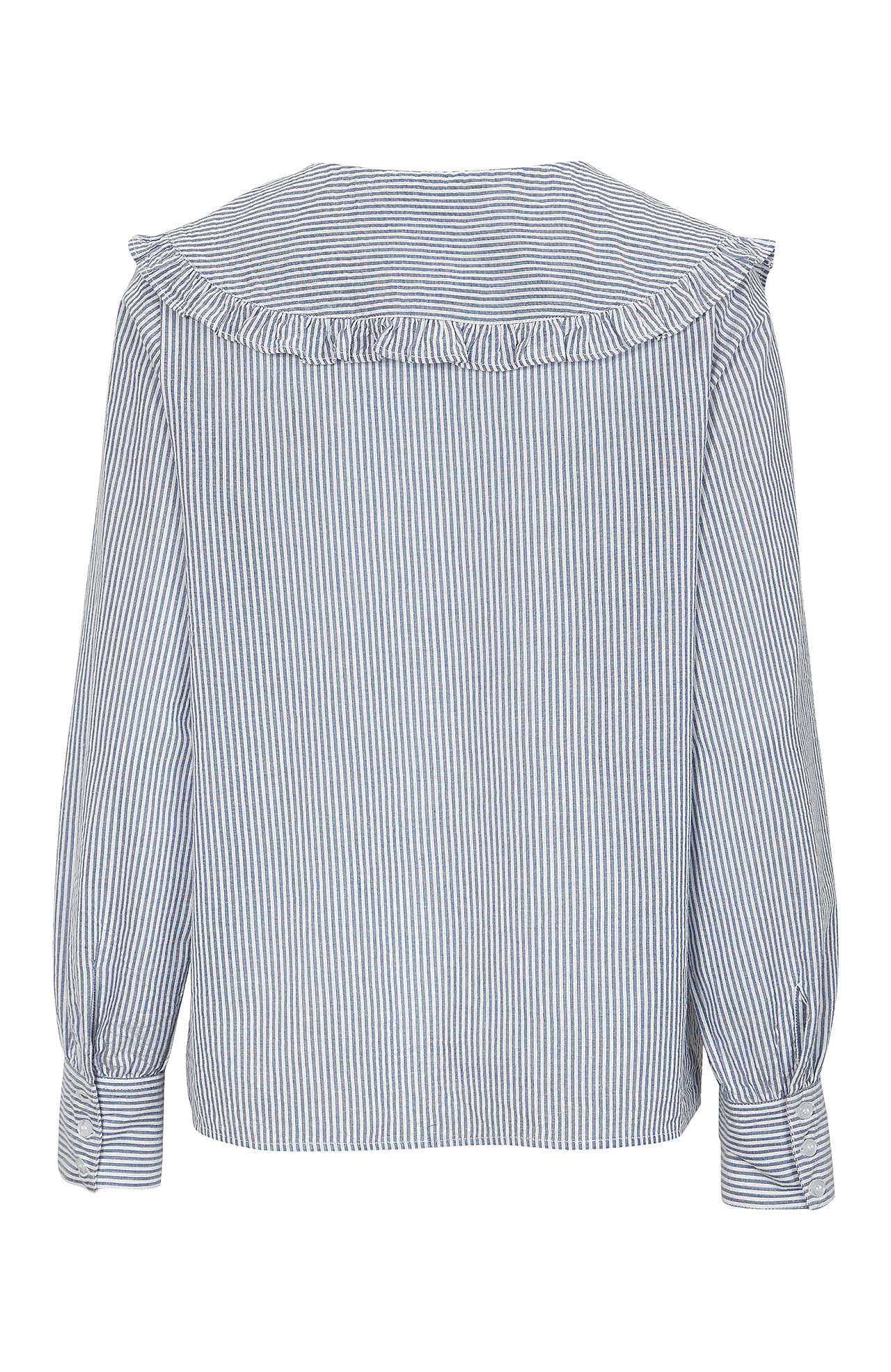 Bluse mit Rüschenkragen Maude