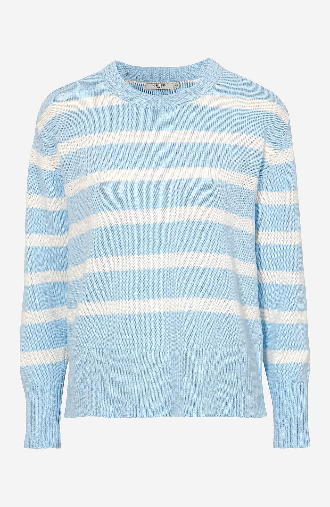 Gestreifter, kurzer Pullover