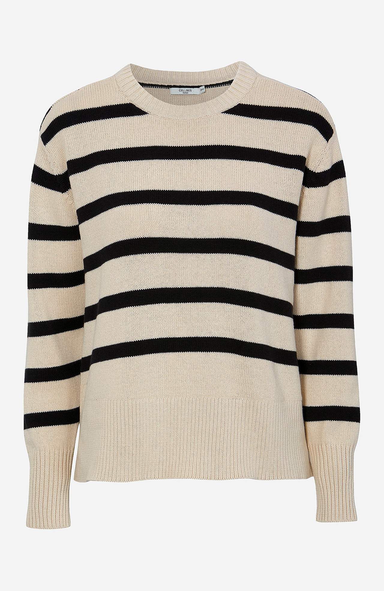 Gestreifter, kurzer Pullover Filippa
