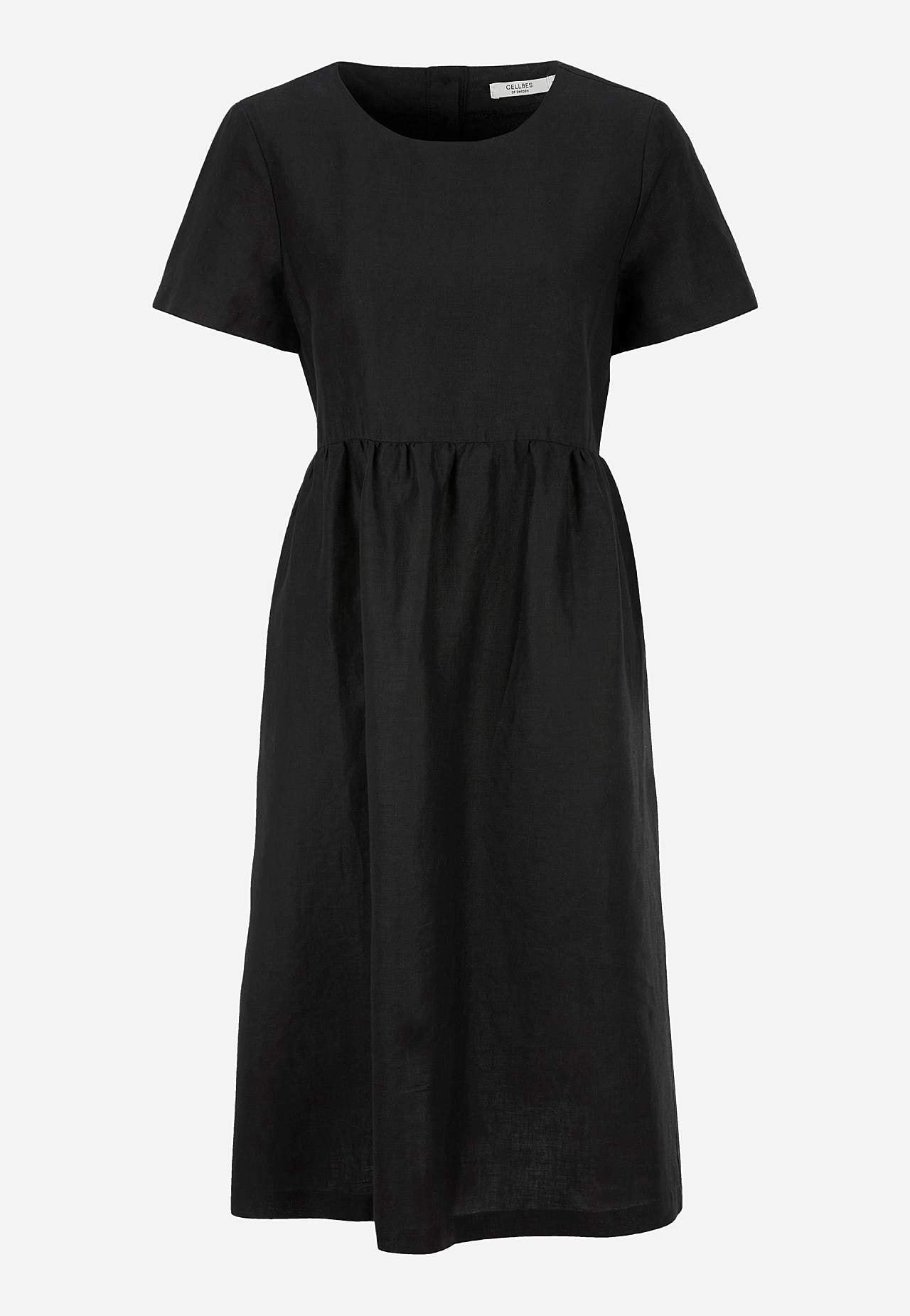 Leinenkleid Premium mit kurzem Ärmel