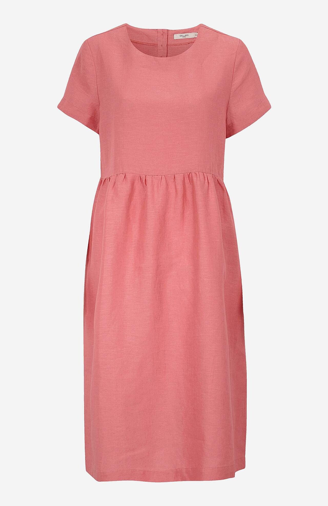Leinenkleid Premium mit kurzem Ärmel