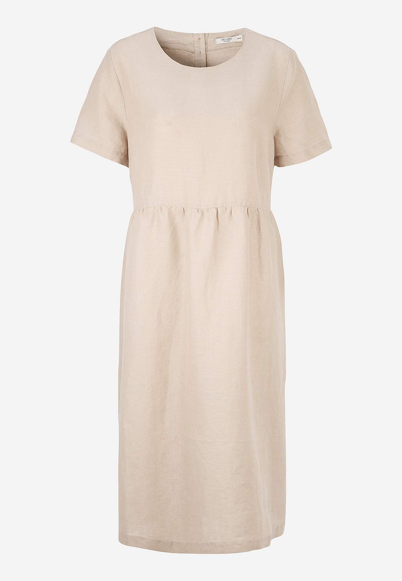 Leinenkleid Premium mit kurzem Ärmel