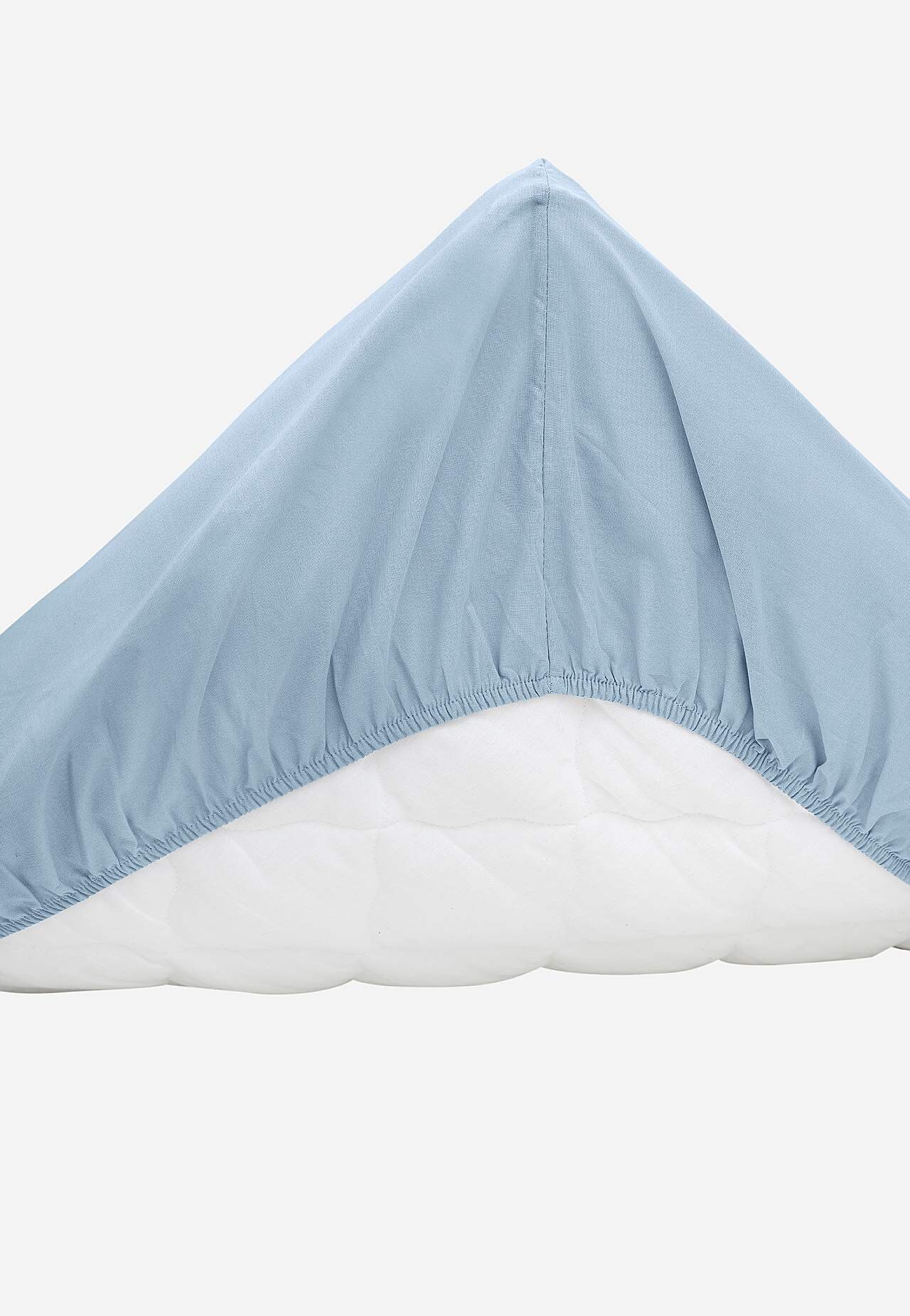 Einfarbiges Spannbettlaken