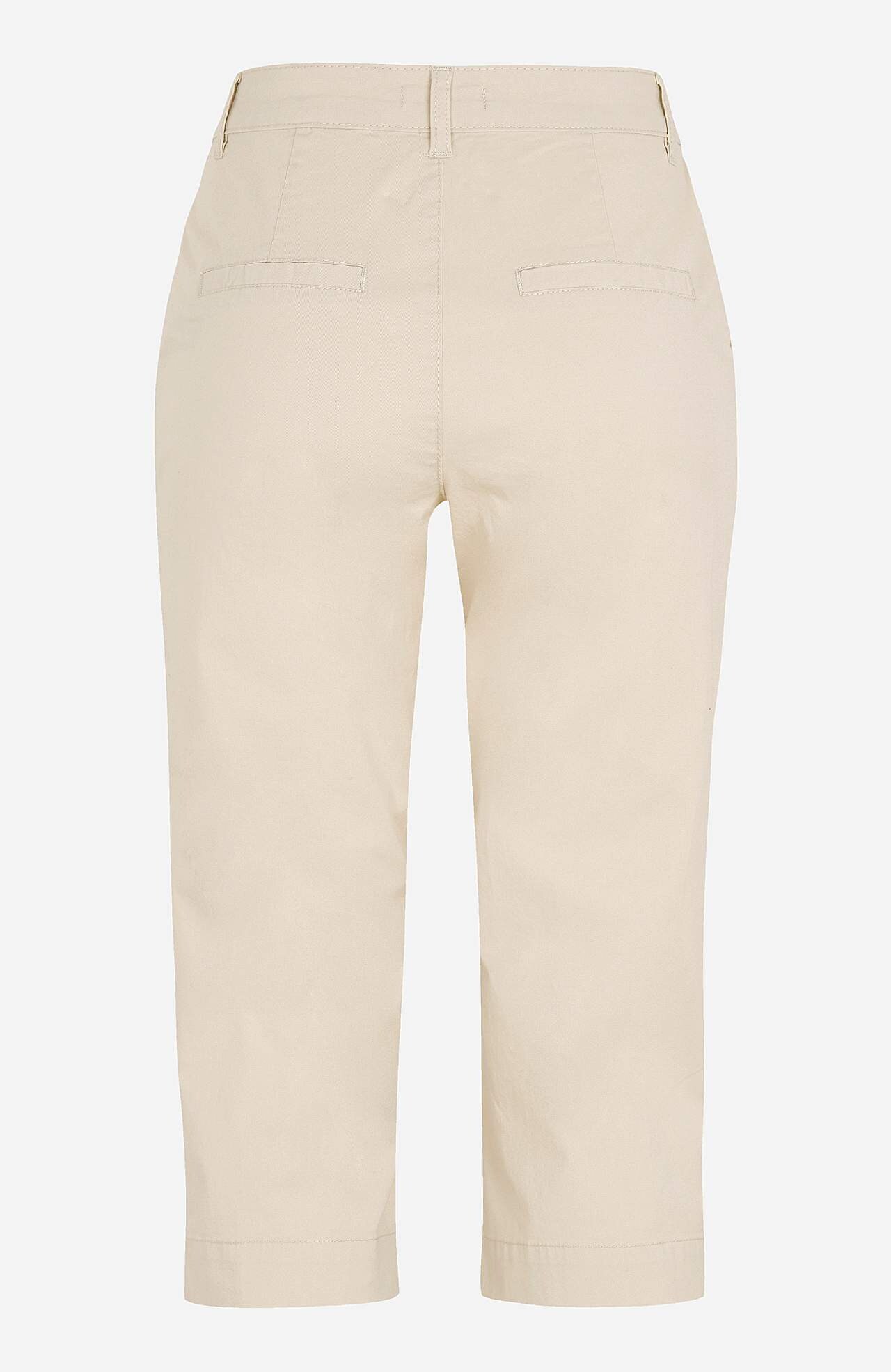 Caprihose aus Stretch-Baumwoll-Köper