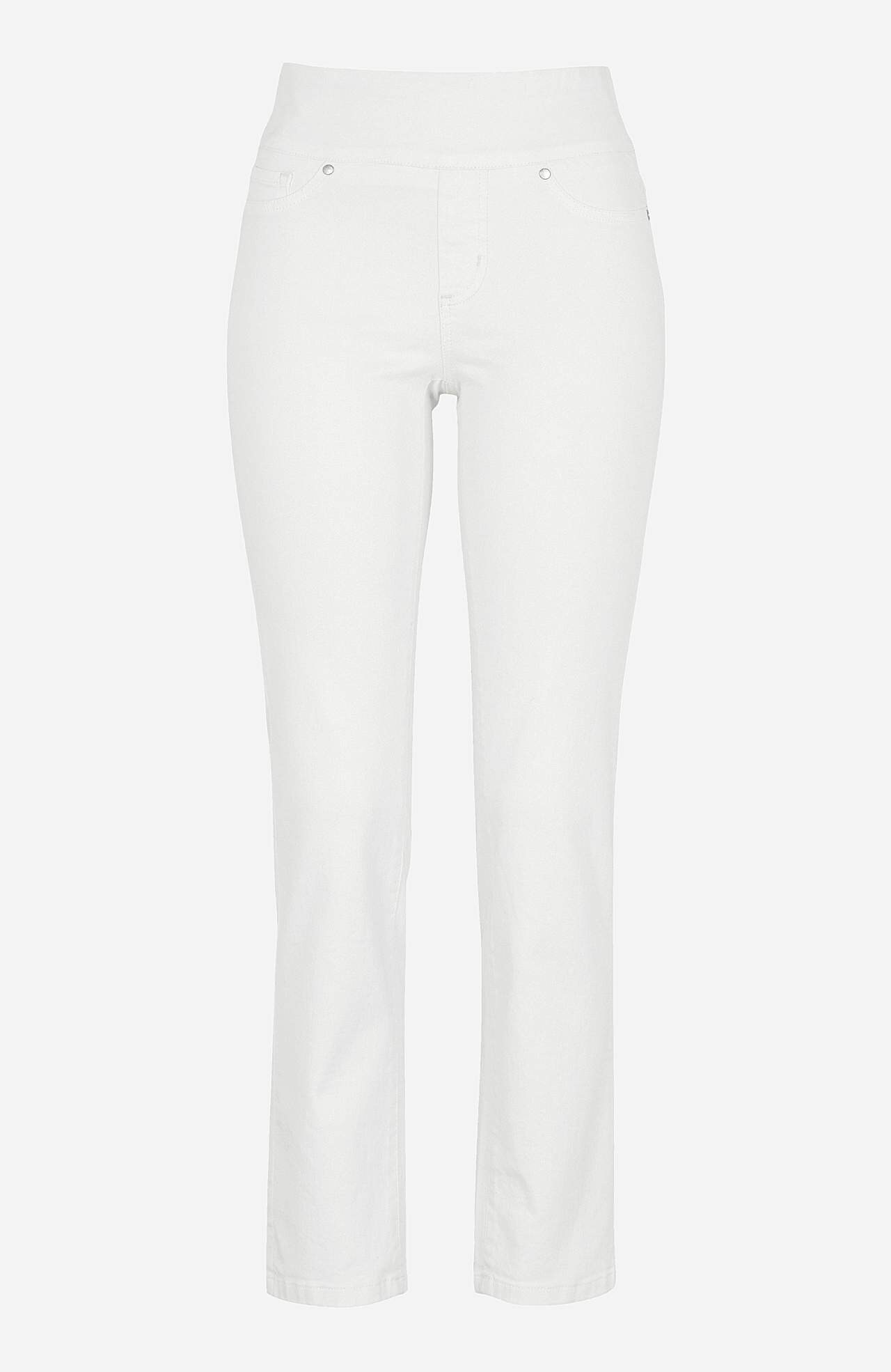 Elastische Jeggings mit breitem elastischem Bund Elin