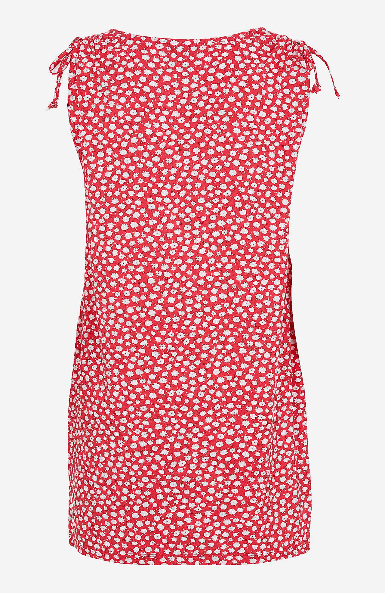 Gemusterte Jersey-Tunika mit Schleifen-Design