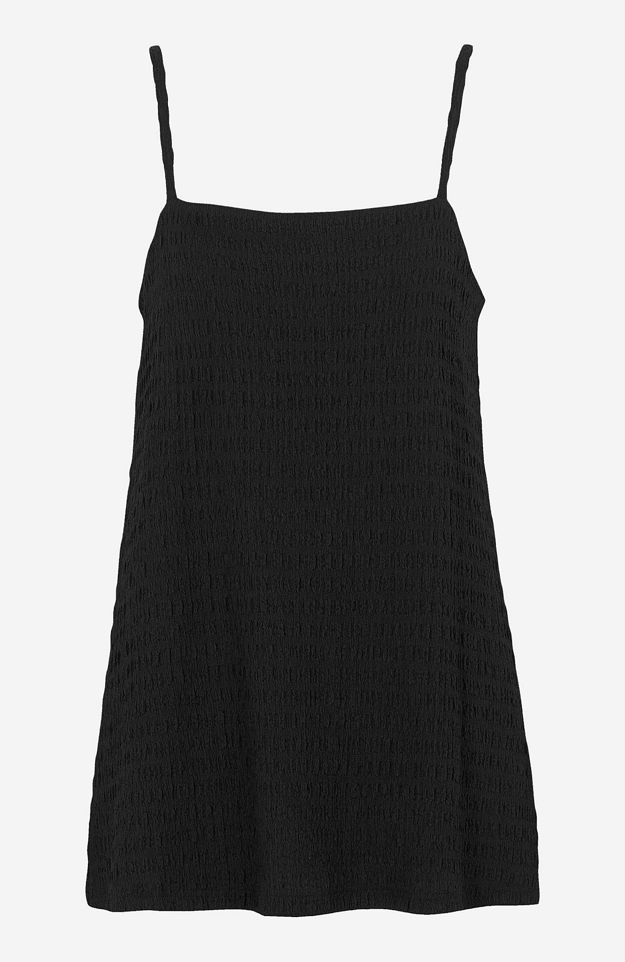 Langes Jersey-Top mit dünnen Trägerbändern