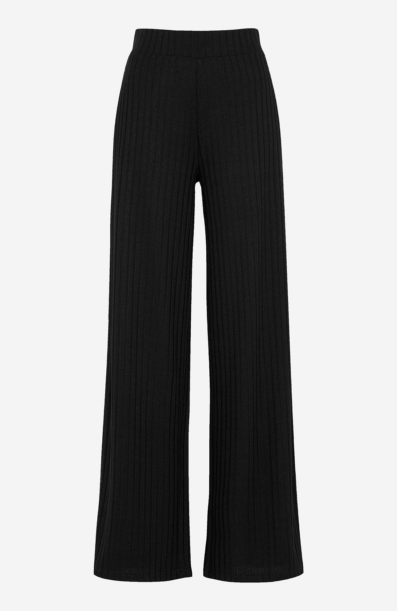 Hose aus geripptem Jersey