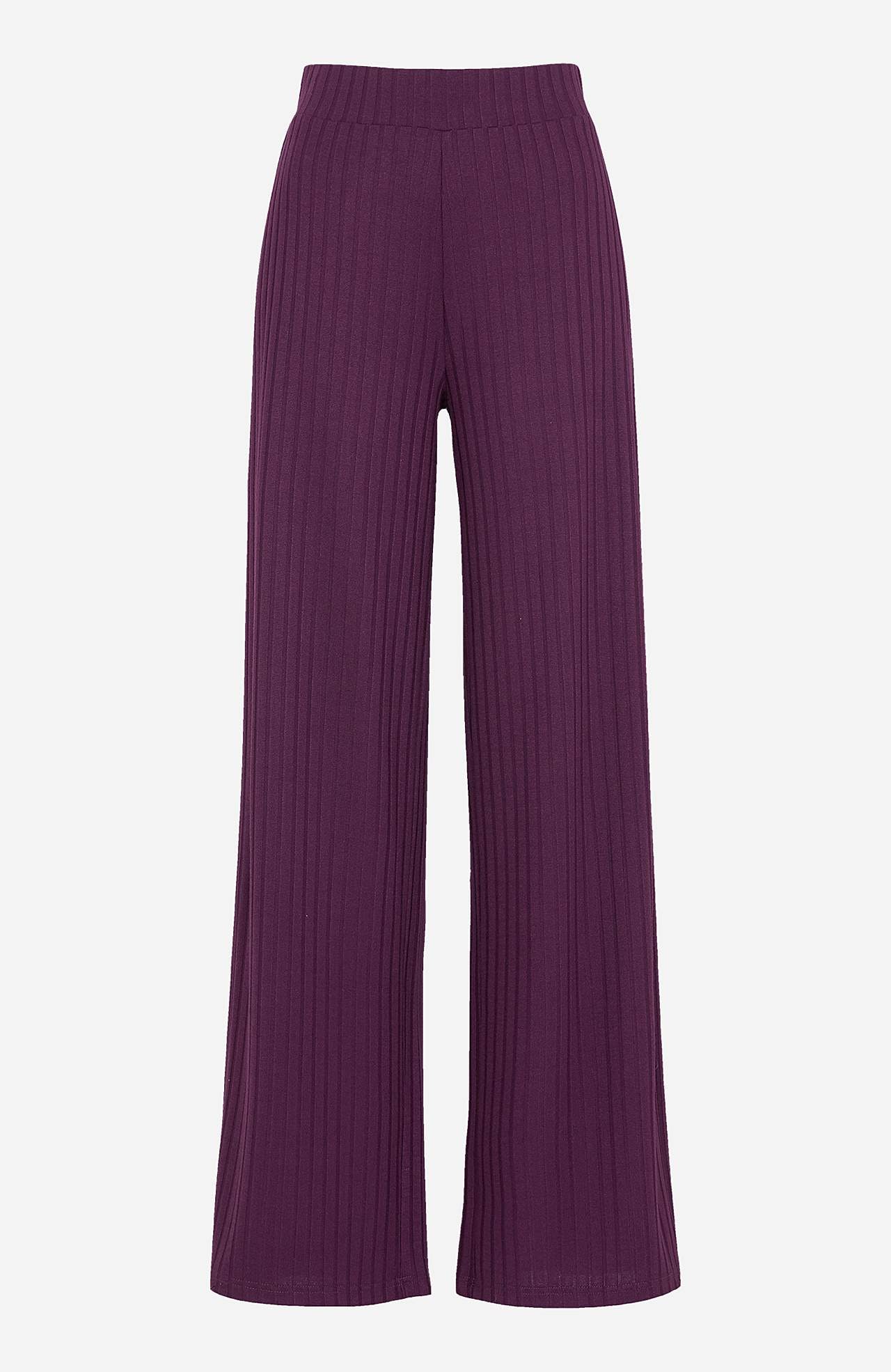 Hose aus geripptem Jersey