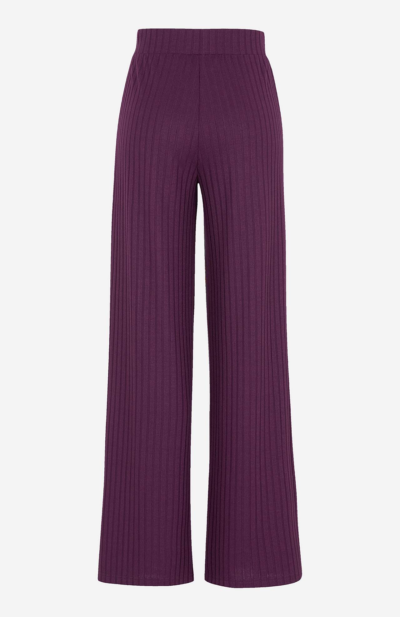 Hose aus geripptem Jersey