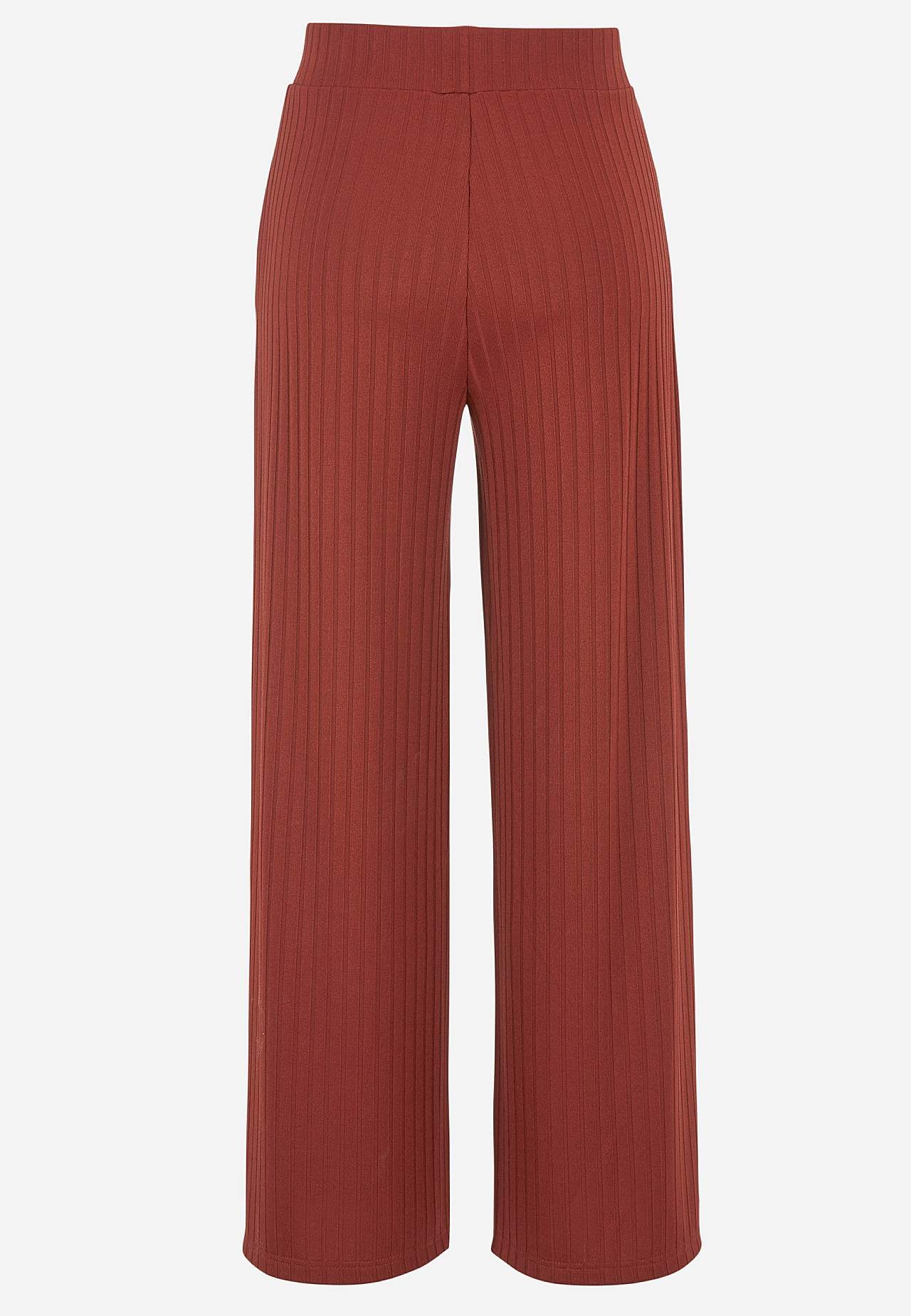 Hose aus geripptem Jersey