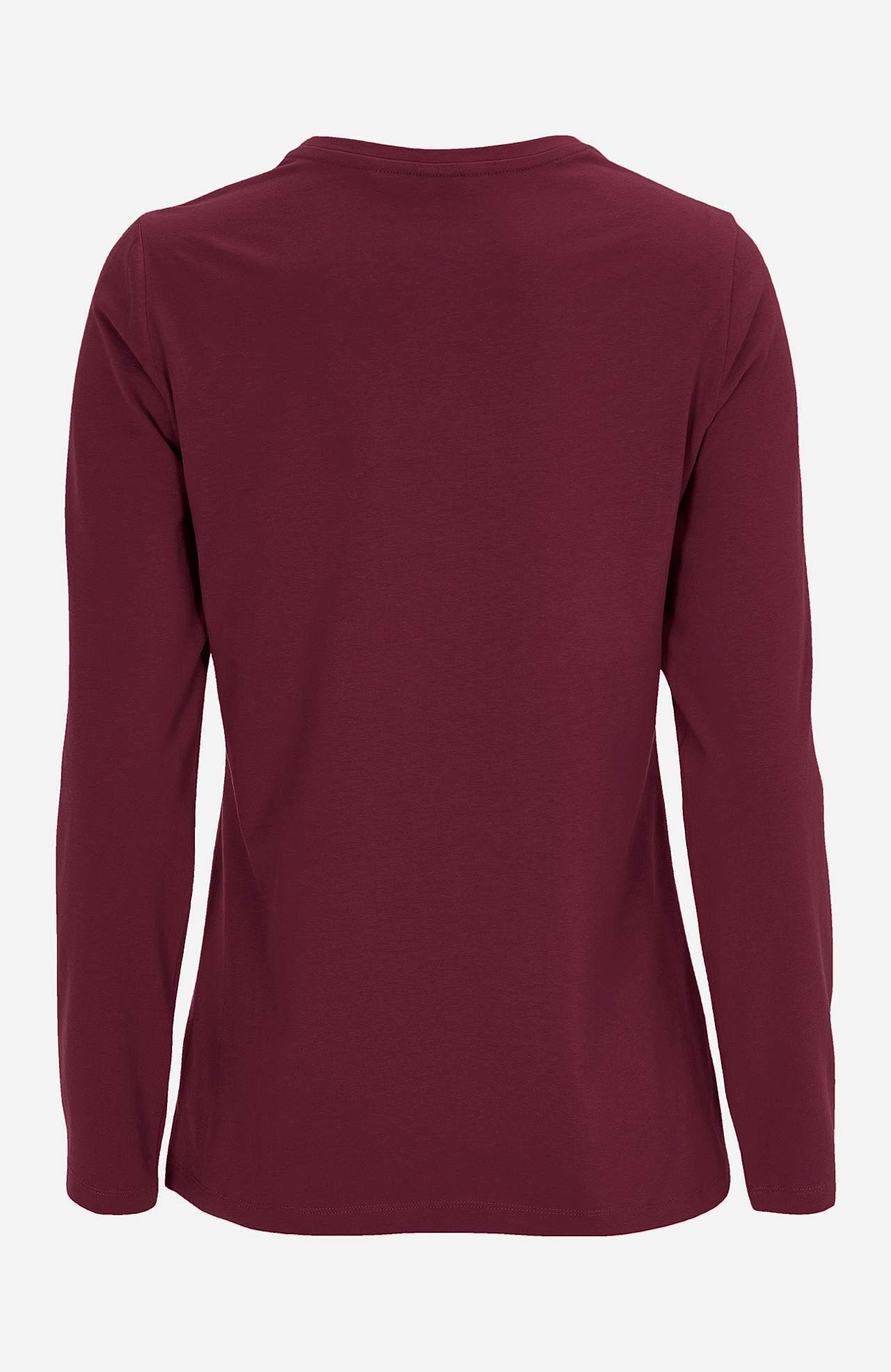 Langärmliges Jersey-Top aus Bio-Baumwolle