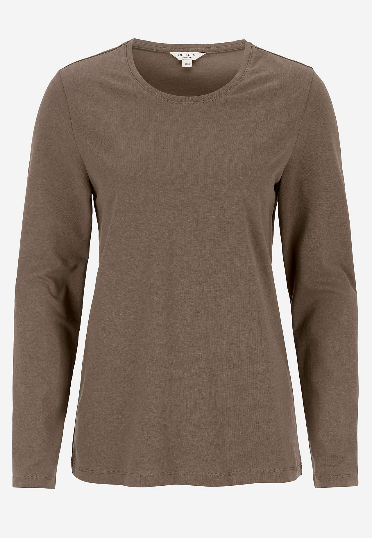 Langärmliges Jersey-Top aus Bio-Baumwolle