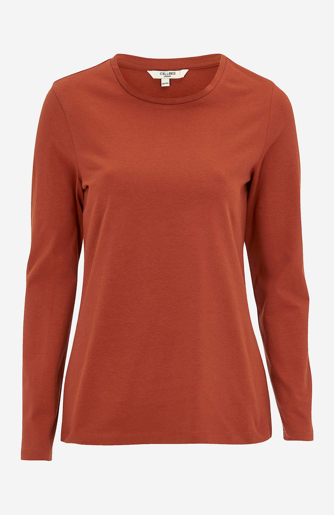 Langärmliges Jersey-Top aus Bio-Baumwolle