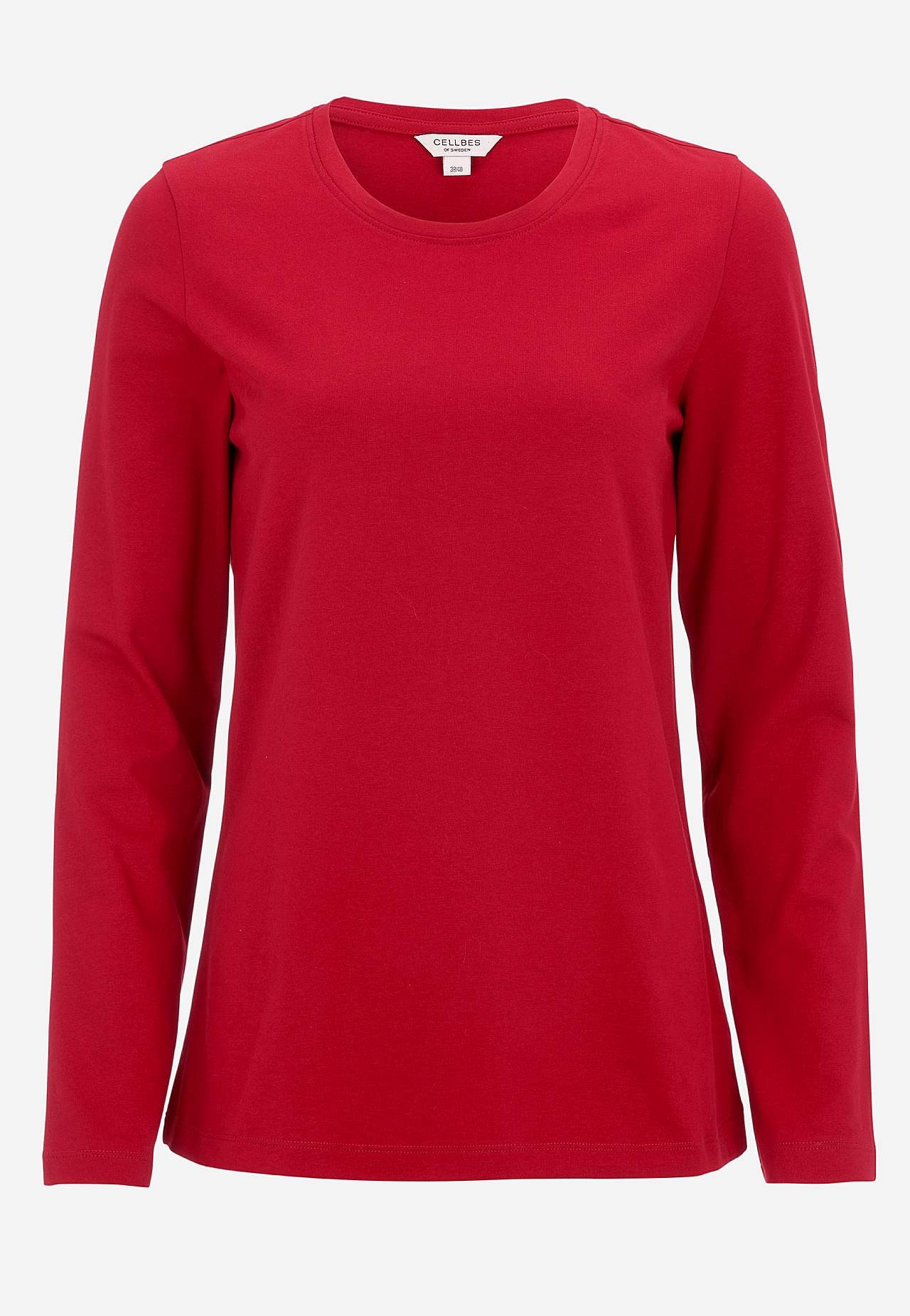 Langärmliges Jersey-Top aus Bio-Baumwolle