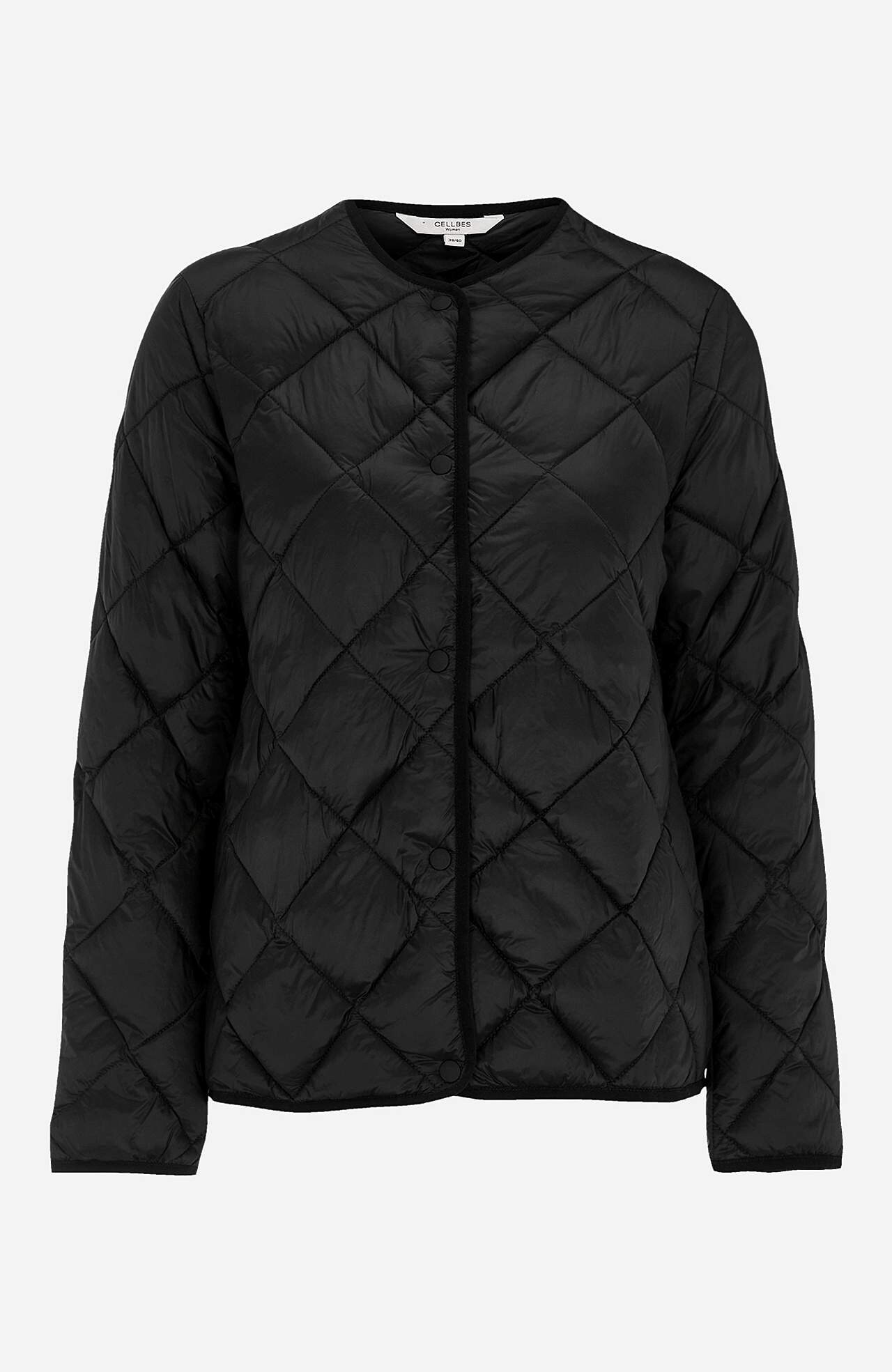 Gesteppte leichte Jacke Uni