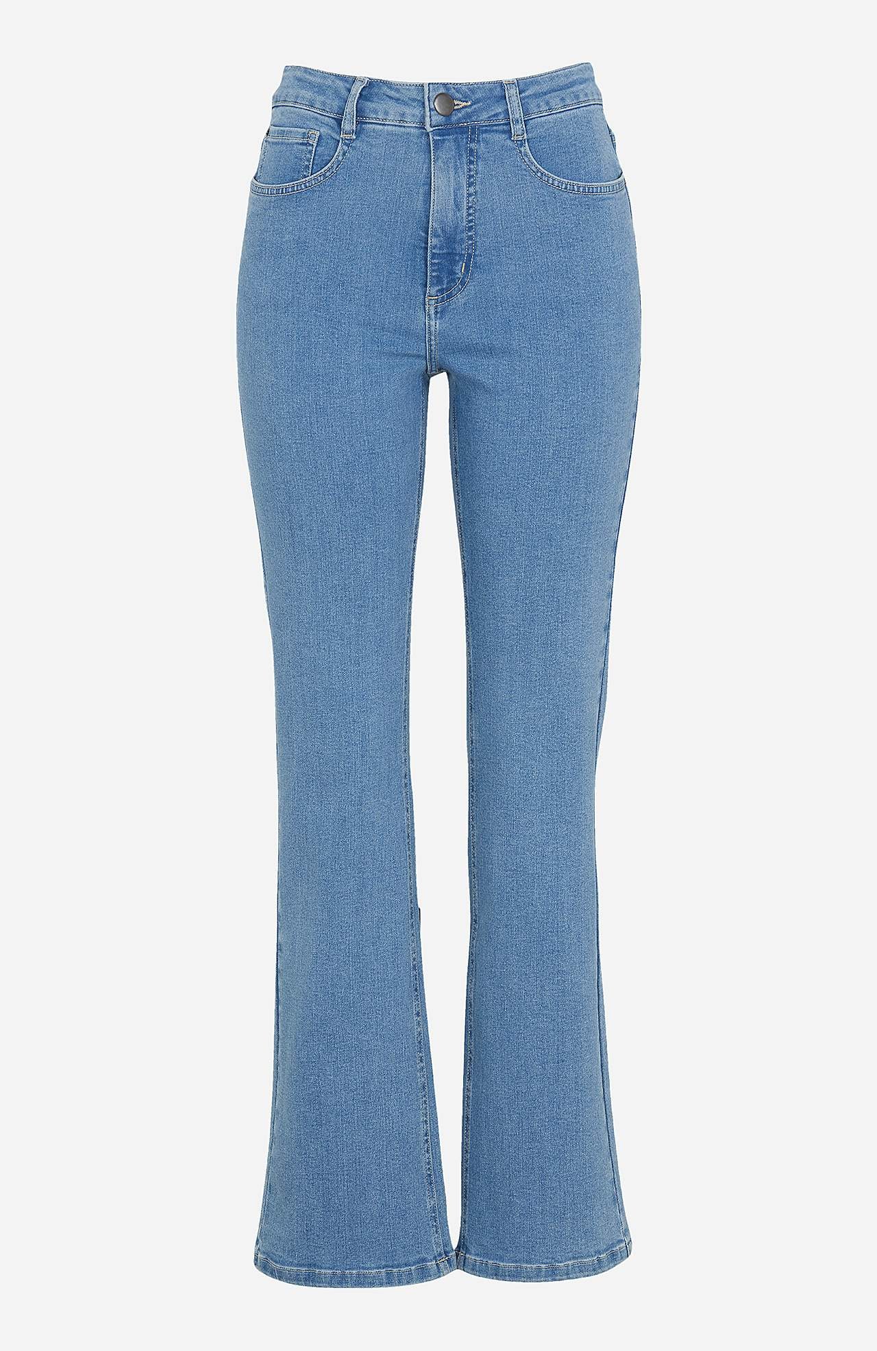 Jeans mit leichtem Bootcut-Schnitt und hoher Taille Nikita