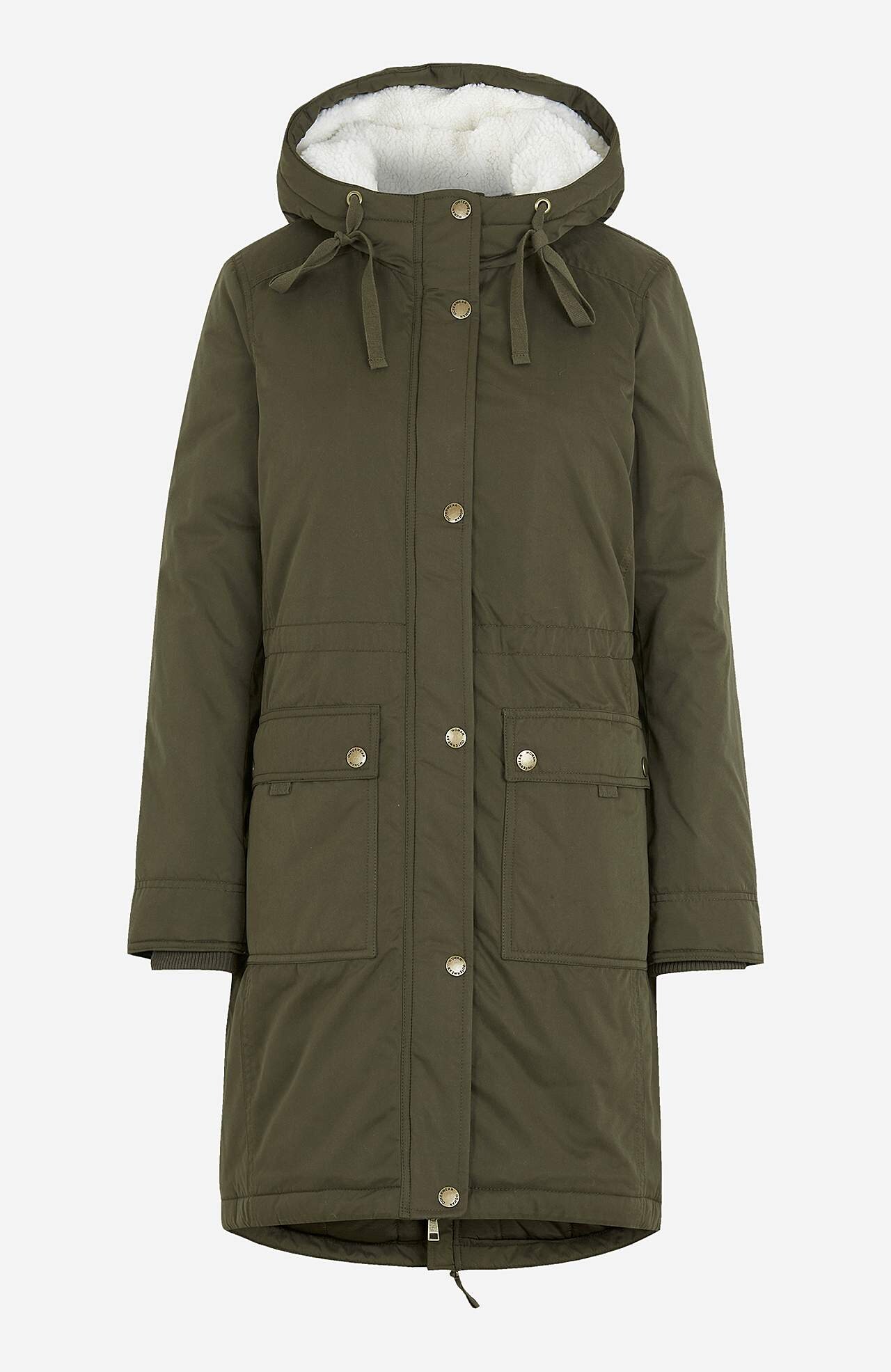Parka mit pile-gefütterter Kapuze
