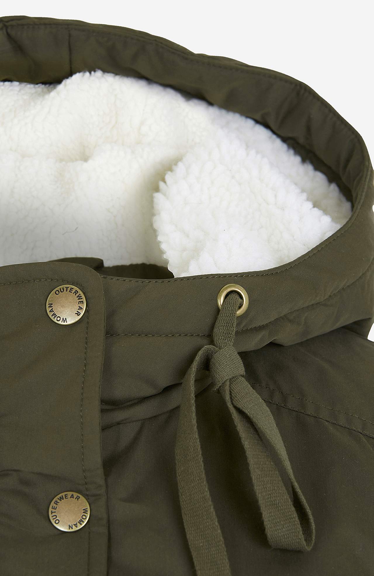 Parka mit pile-gefütterter Kapuze