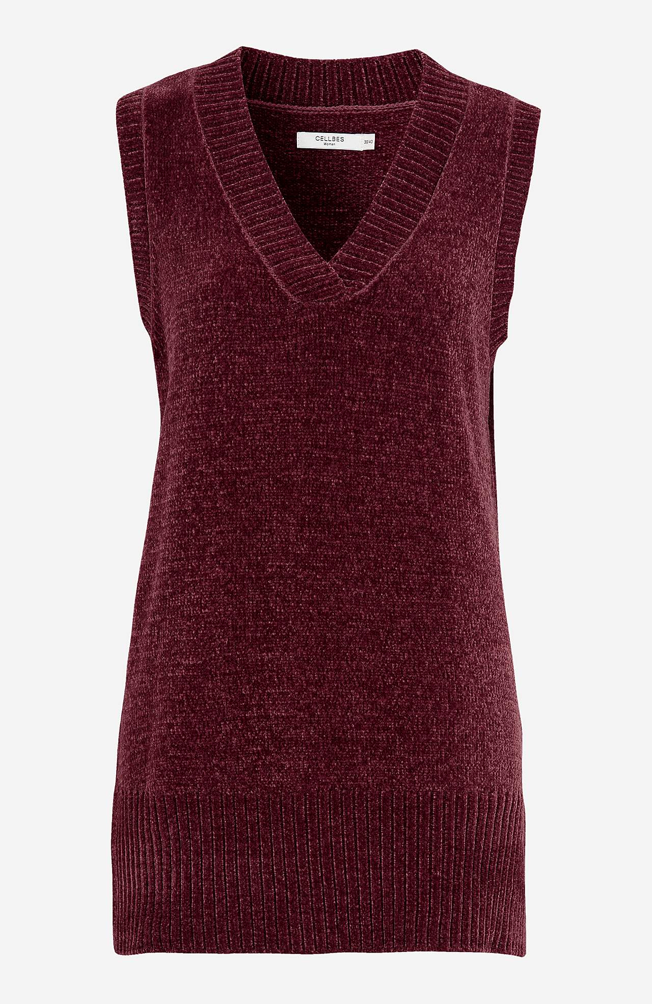Weiche Weste aus Chenille