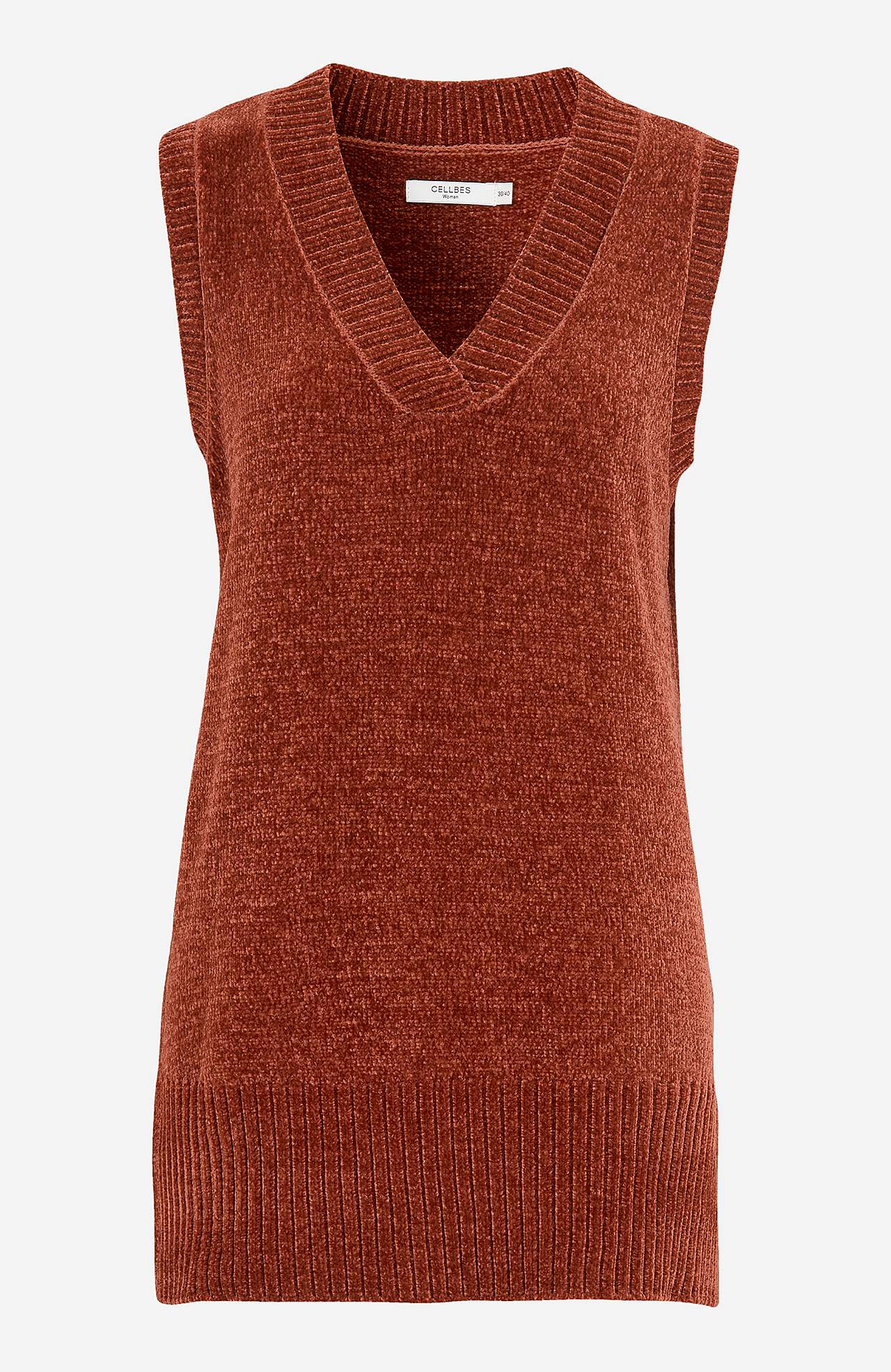 Weiche Weste aus Chenille